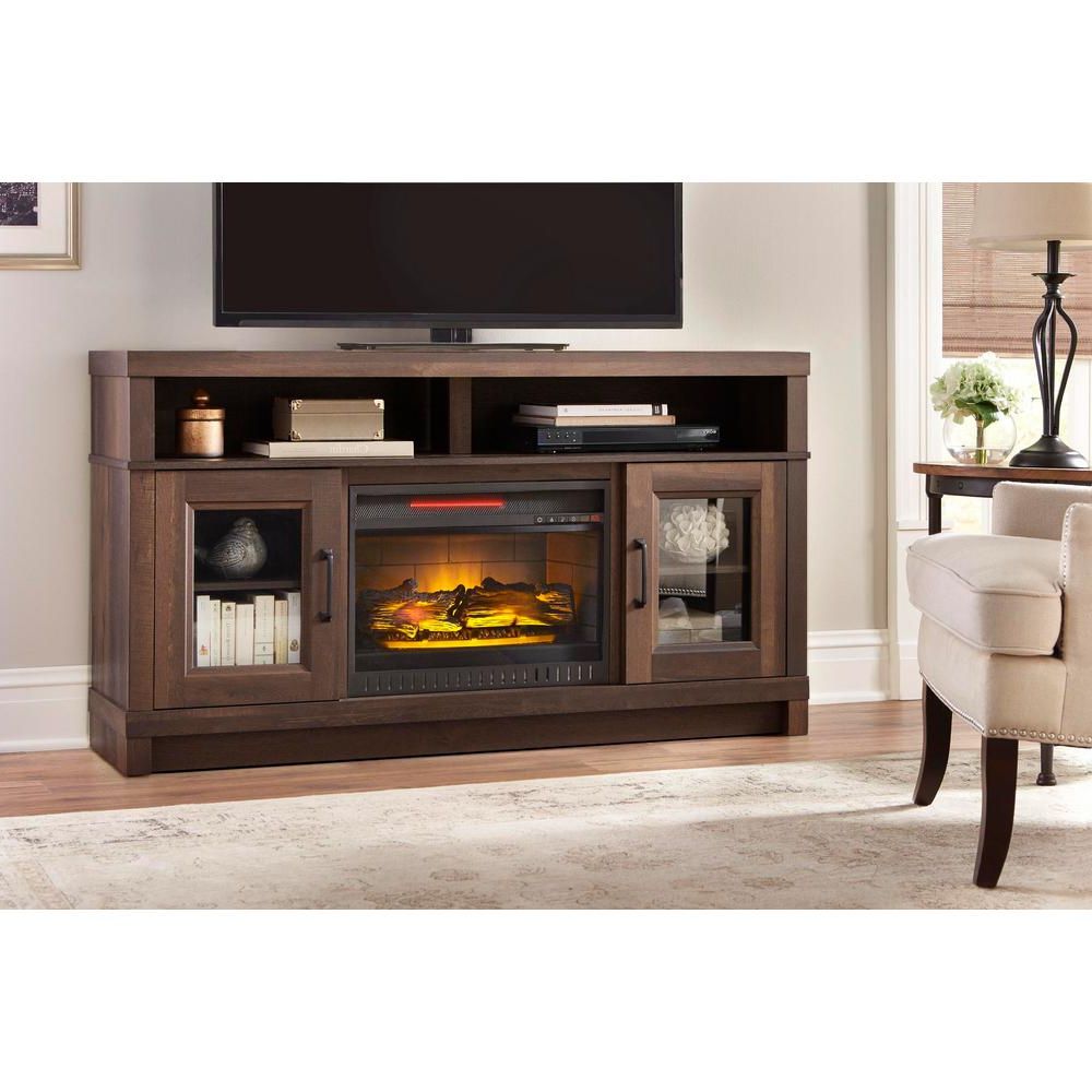 Muskoka Sinclair 60 In. Bluetooth Media Electric Fireplace Tv Stand Pertaining To Sinclair Blue 54 Inch Tv Stands (Gallery 19 of 20)