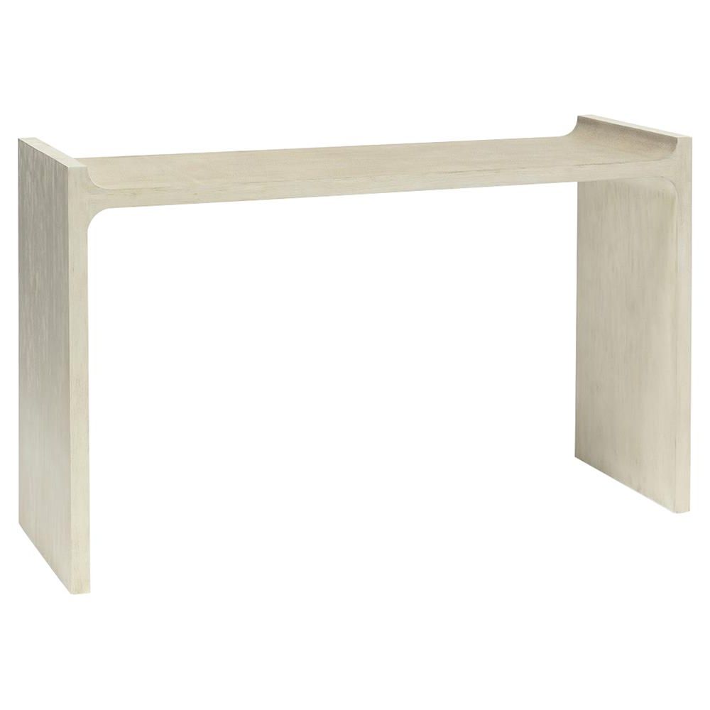 Palecek Harper Modern Classic White Faux Shagreen Top Rectangular Within Faux Shagreen Console Tables (View 1 of 20)