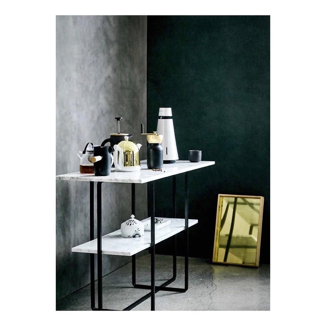 Pinox Denmarq On Council – Marble Console Table | Pinterest Intended For Parsons White Marble Top &amp; Dark Steel Base 48x16 Console Tables (View 8 of 20)