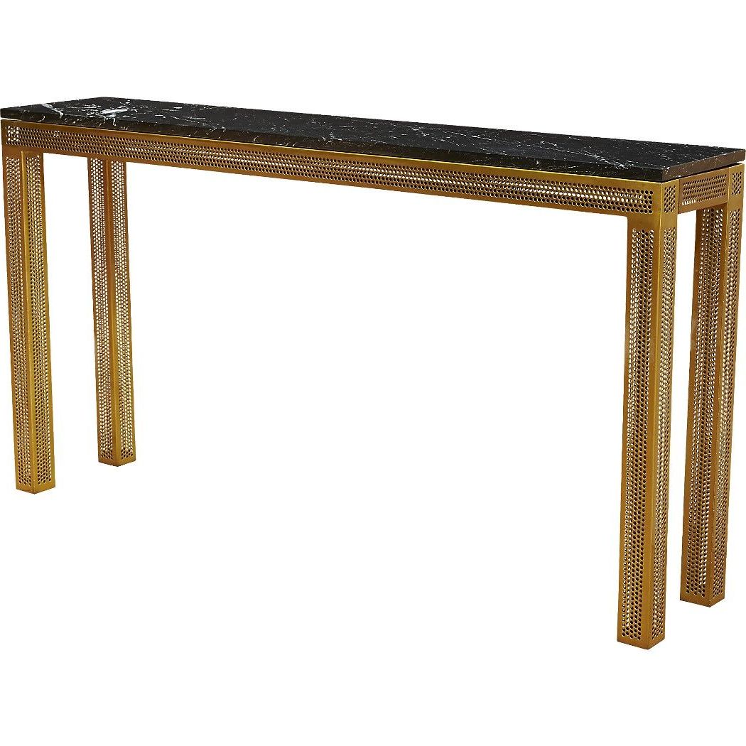 Shop Perforated Marble Console Table (View 12 of 20)