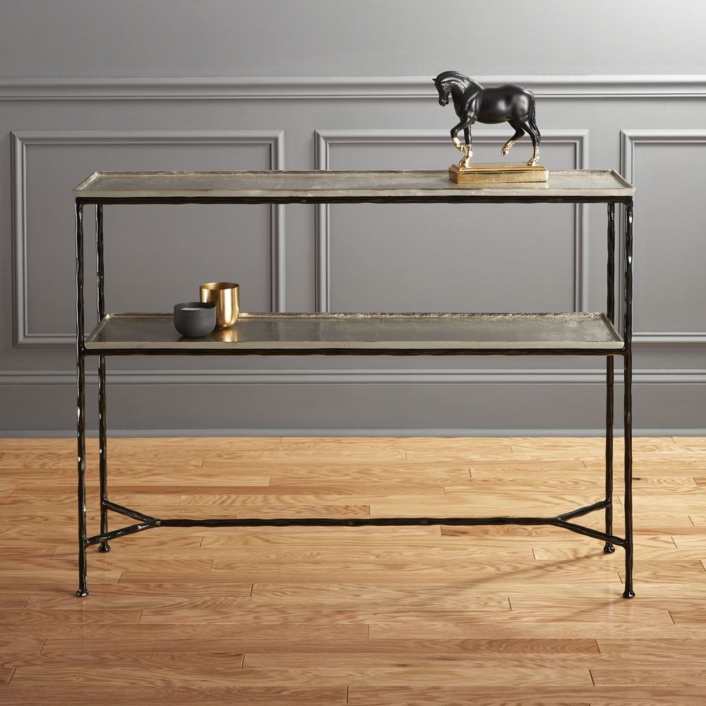 Silviano 60" Iron Console Table | For The Home | Pinterest | Mesas Within Silviano 60 Inch Iron Console Tables (View 16 of 20)