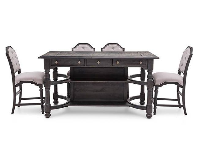 Bedford 5 Pc. Rectangle Dining Room Set – Furniture Row With Current Bedfo 3 Piece Dining Sets (Gallery 12 of 20)