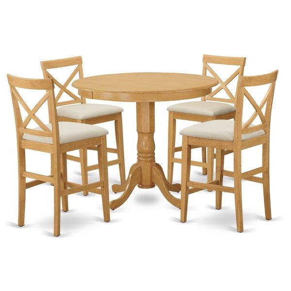 Bettencourt 3 Piece Counter Height Dining Setred Barrel Studio Inside Best And Newest Bettencourt 3 Piece Counter Height Solid Wood Dining Sets (View 18 of 20)