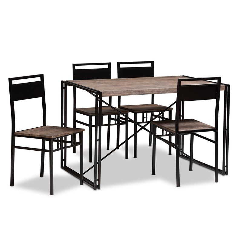 Stouferberg 5 Piece Dining Sets With Regard To Most Popular Williston Forge Mizell 5 Piece Dining Set & Reviews (View 10 of 20)
