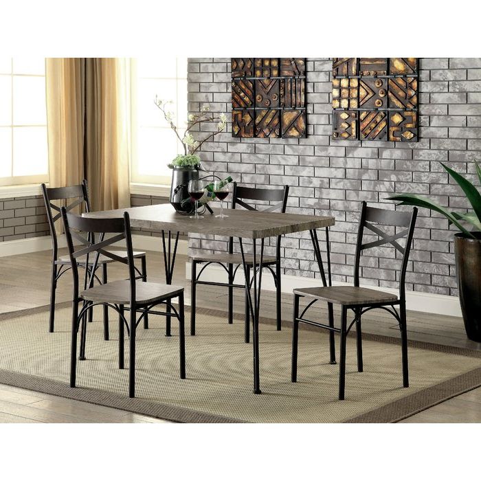 Featured Photo of 2024 Popular Middleport 5 Piece Dining Sets