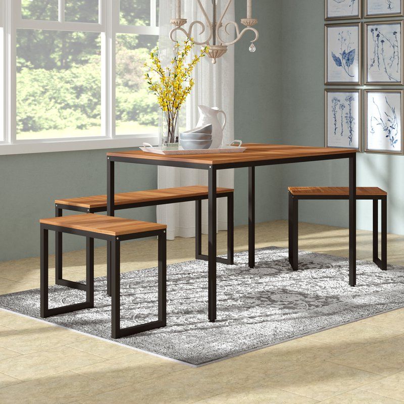 Featured Photo of The Best John 4 Piece Dining Sets