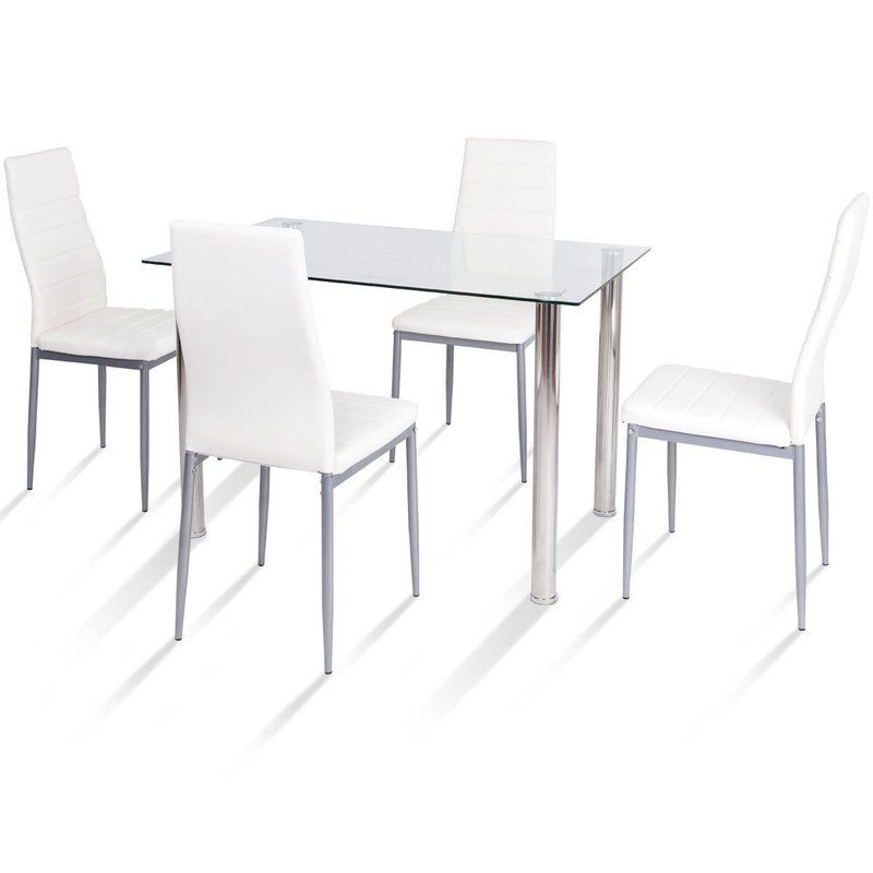 Featured Photo of 20 Inspirations Travon 5 Piece Dining Sets