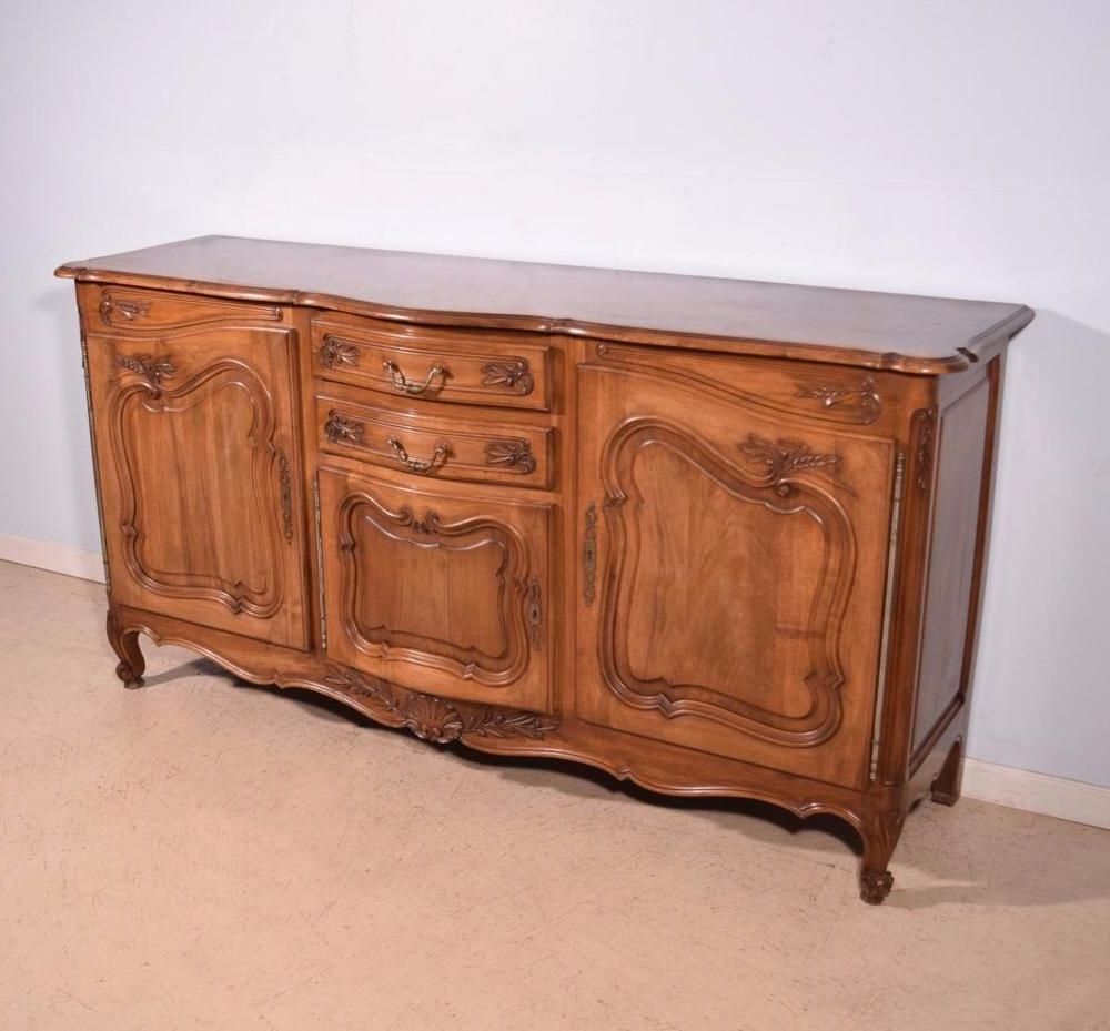 Antique French Provincial Louis Xv Style Sideboard/buffet In Pertaining To Drummond 4 Drawer Sideboards (View 15 of 20)