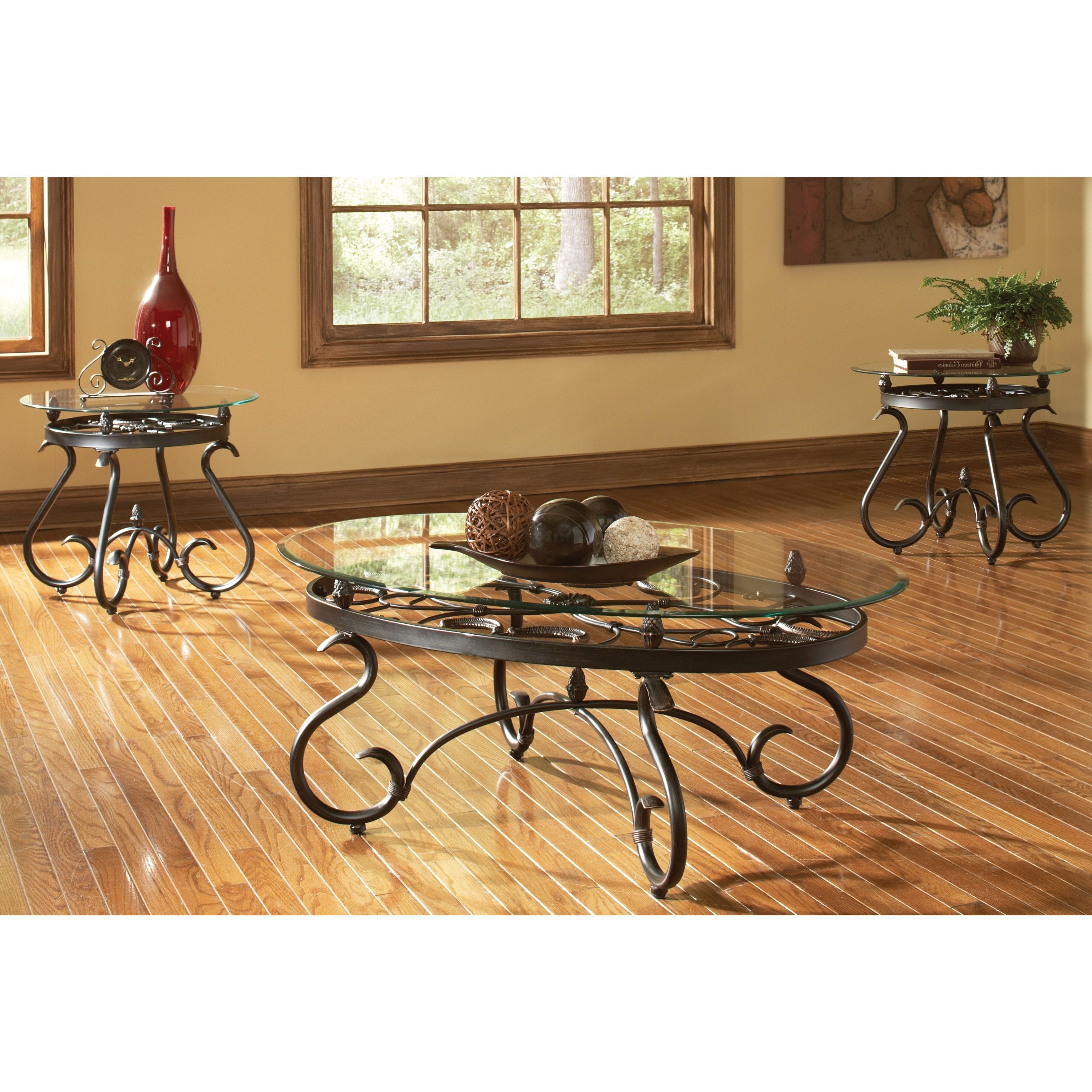 Best And Newest Gracewood Hollow Fishta Antique Brass Metal Glass 3 Piece Tables Throughout Gracewood Hollow Fishta Antique Brass Metal/ Glass 3 Piece (View 1 of 20)