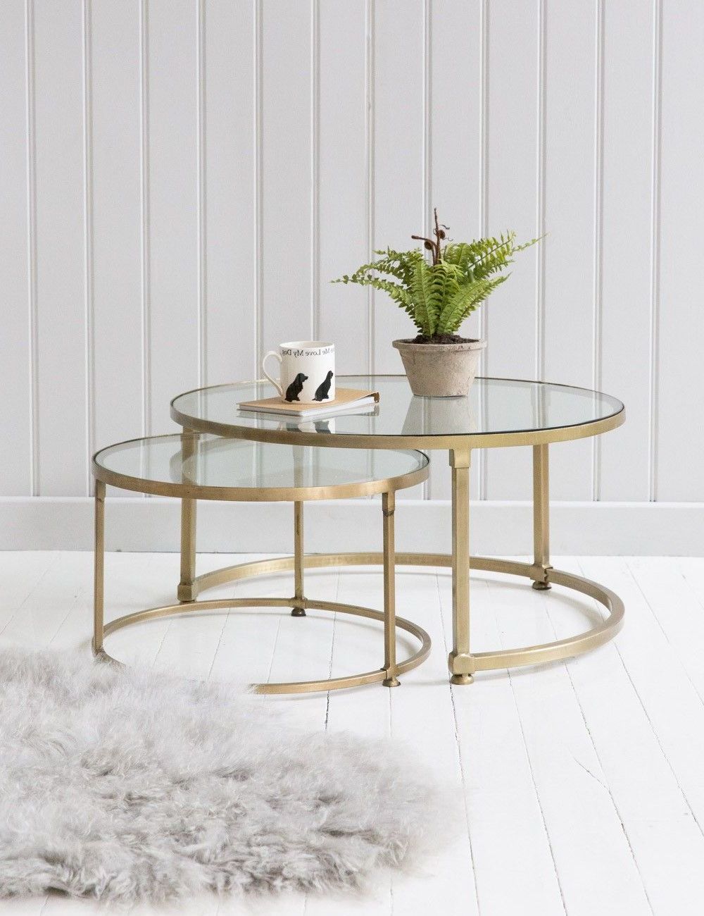 Coco Nesting Round Glass Coffee Tables (View 11 of 20)