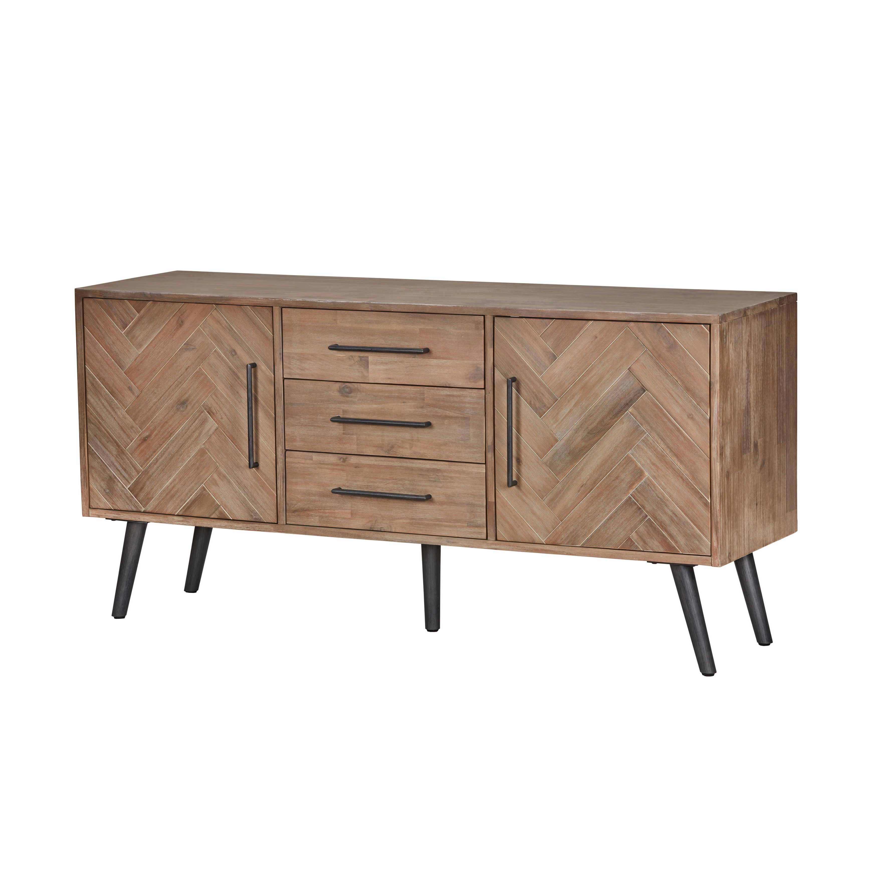 Distressed Finish Sideboards & Buffets | Joss & Main Pertaining To Giulia 3 Drawer Credenzas (Gallery 15 of 20)