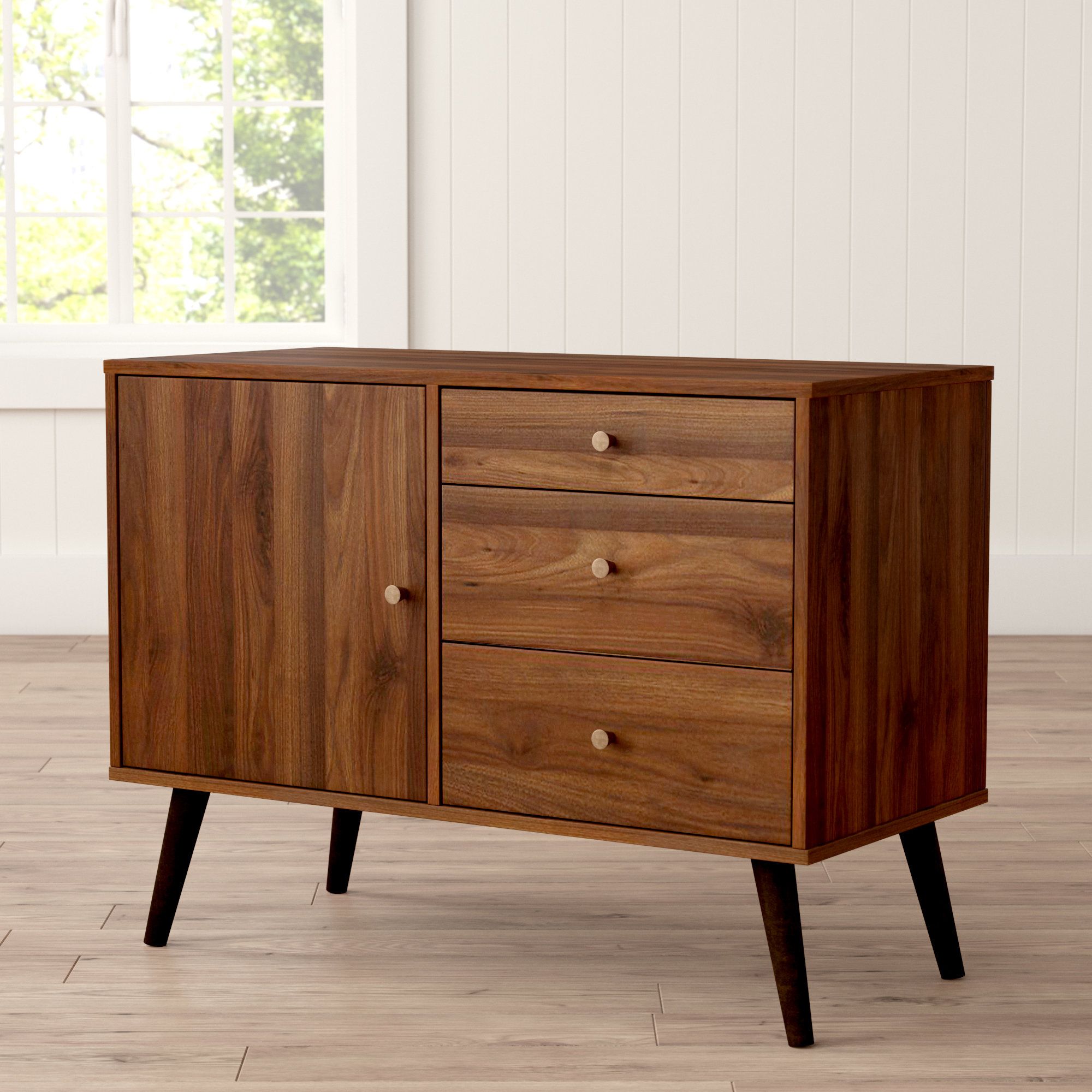 Farmhouse & Rustic Brown Sideboards & Buffets | Birch Lane With Regard To Chaffins Sideboards (View 18 of 20)