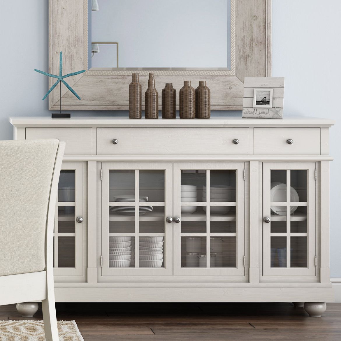 Farmhouse & Rustic Sideboards & Buffets | Birch Lane Intended For Chicoree Charlena Sideboards (View 6 of 20)