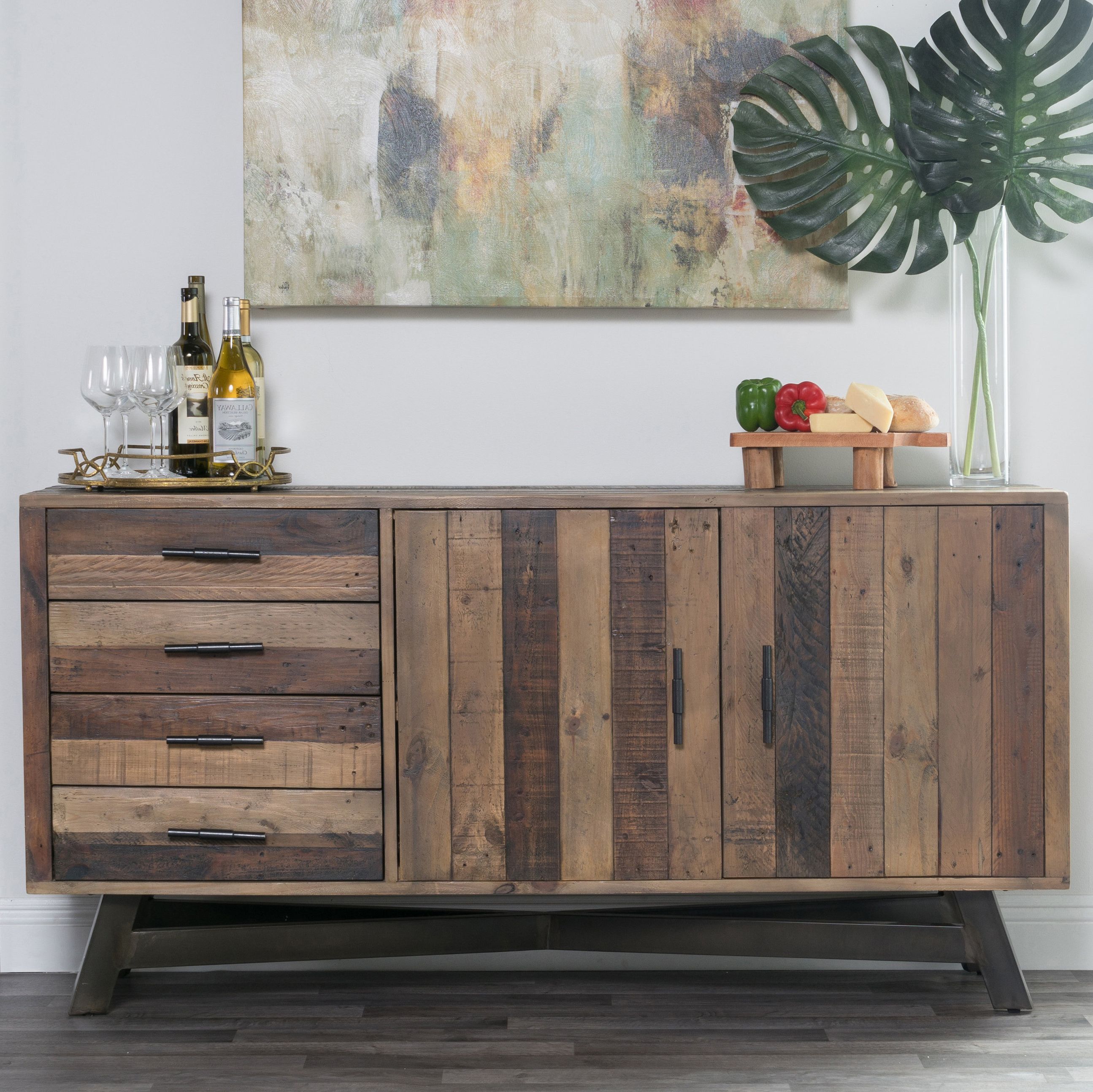 Farmhouse & Rustic Trent Austin Design Sideboards & Buffets Pertaining To Avenal Sideboards (View 17 of 20)