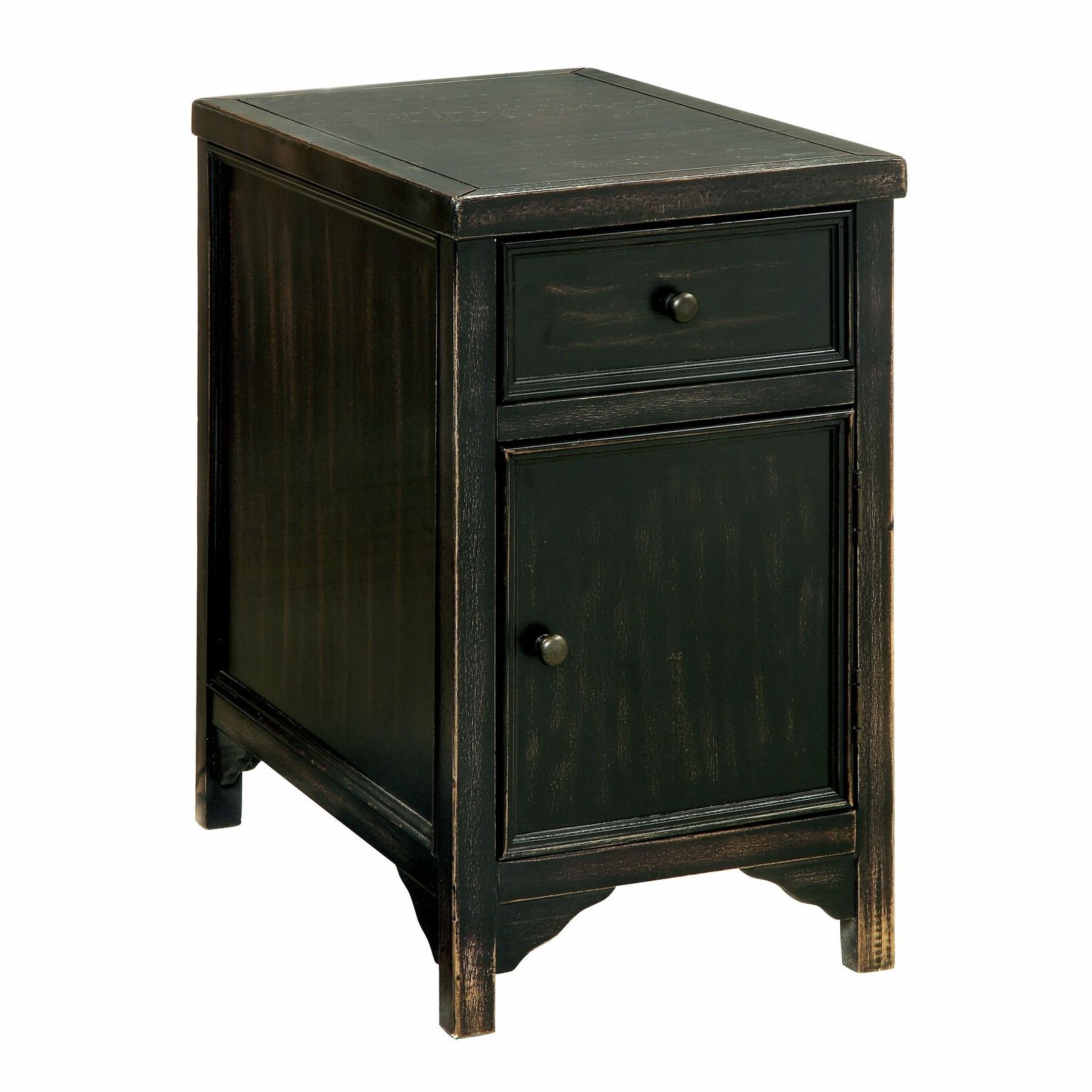 Favorite Cosbin Rustic Bold Antique Black Coffee Tables In Furniture Of America Cosbin Bold Antique Black Side Table (View 6 of 20)