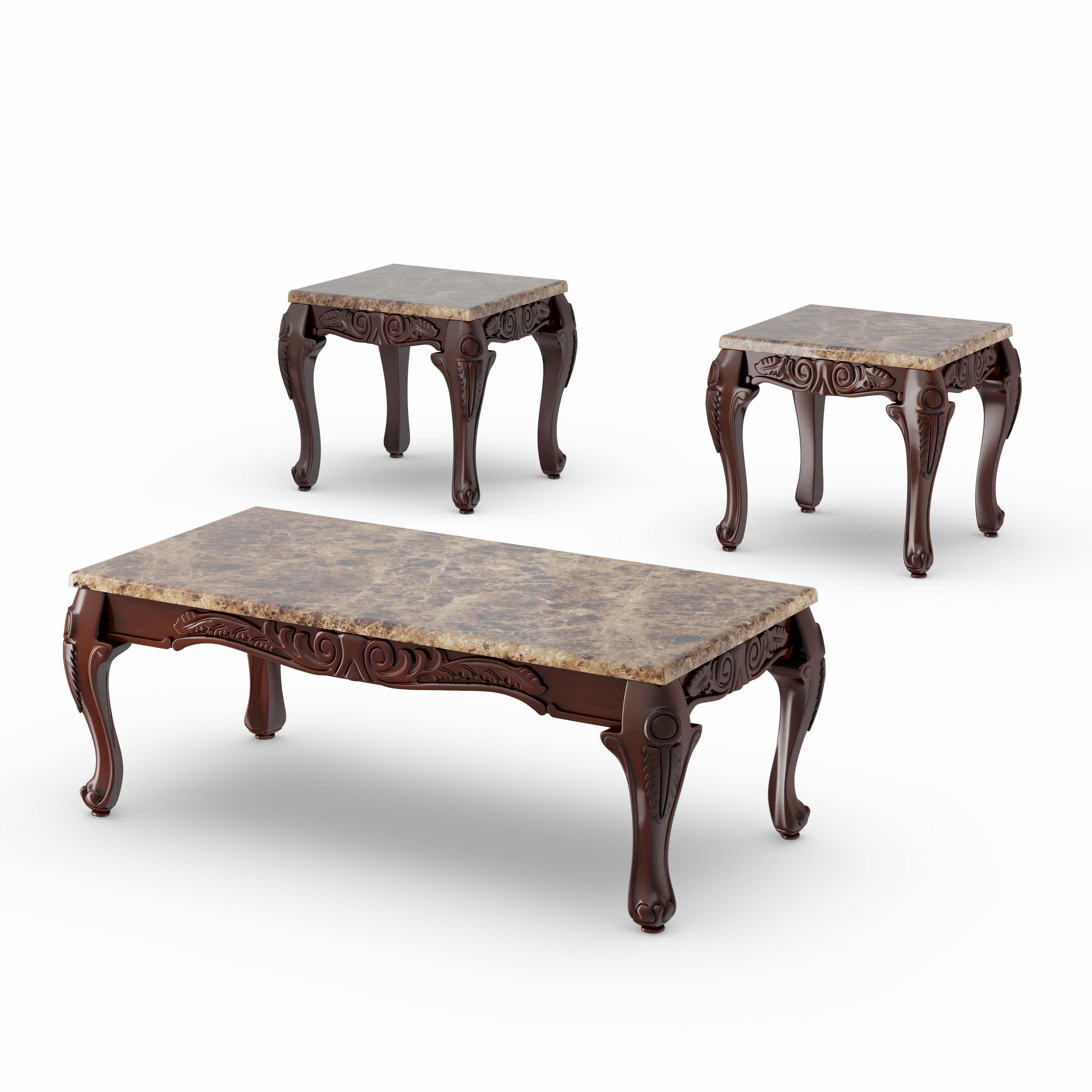 Gracewood Hollow Mckinley Traditional 3 Piece Accent Table Set Throughout 2020 Gracewood Hollow Fishta Antique Brass Metal Glass 3 Piece Tables (View 10 of 20)