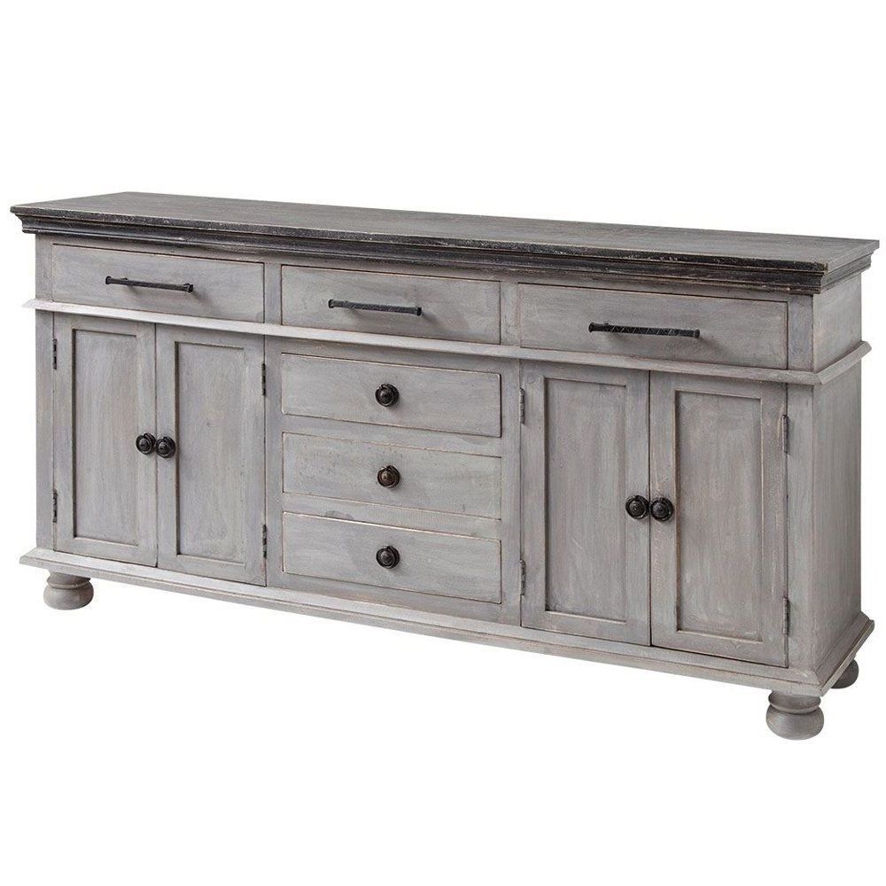 Gray Washed Farmhouse Buffet | Farm Buffets | Belle Escape Within Knoxville Sideboards (View 15 of 20)