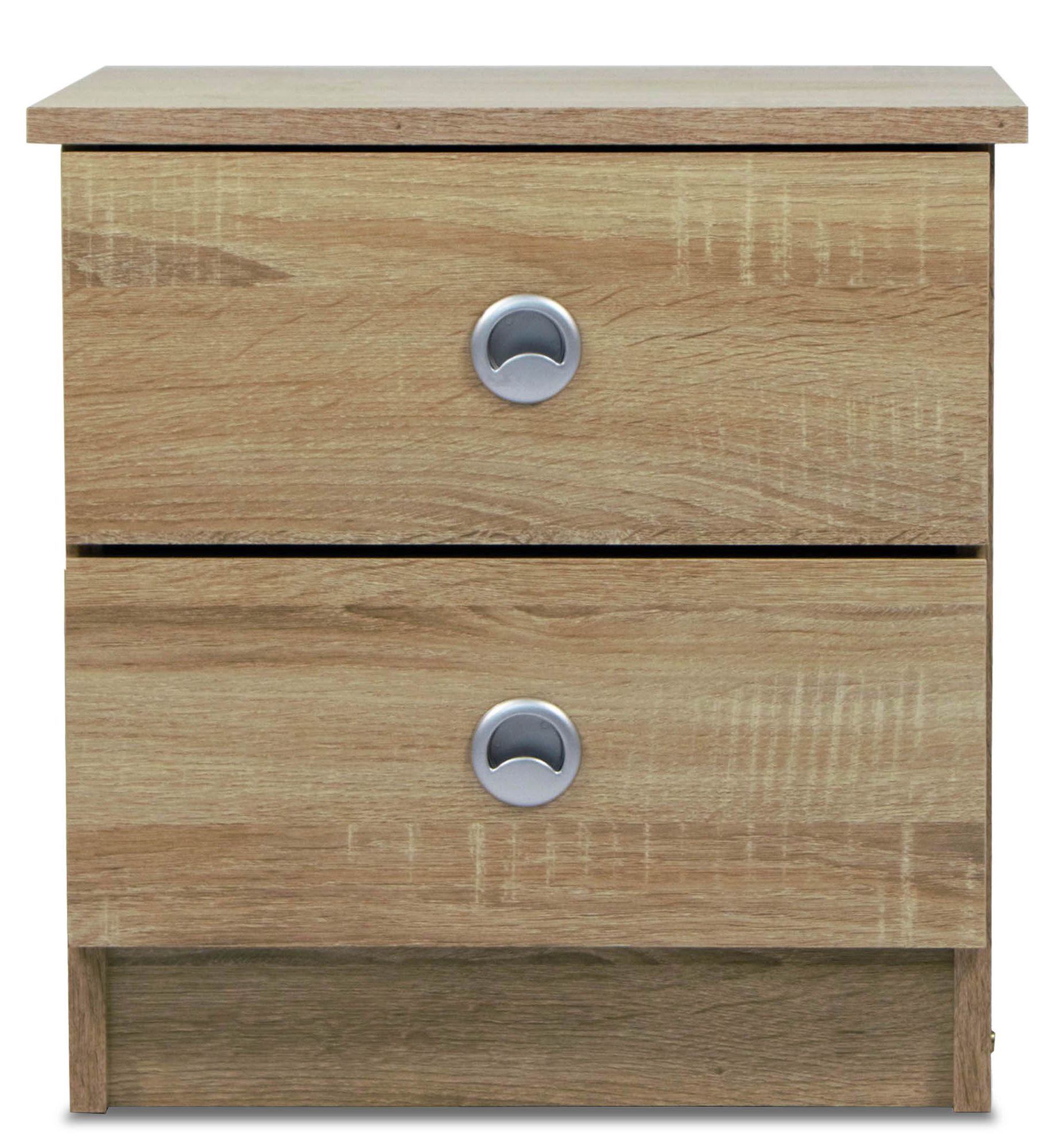 Kendall Side Table In Sonoma Oak Intended For Kendall Sideboards (View 11 of 20)