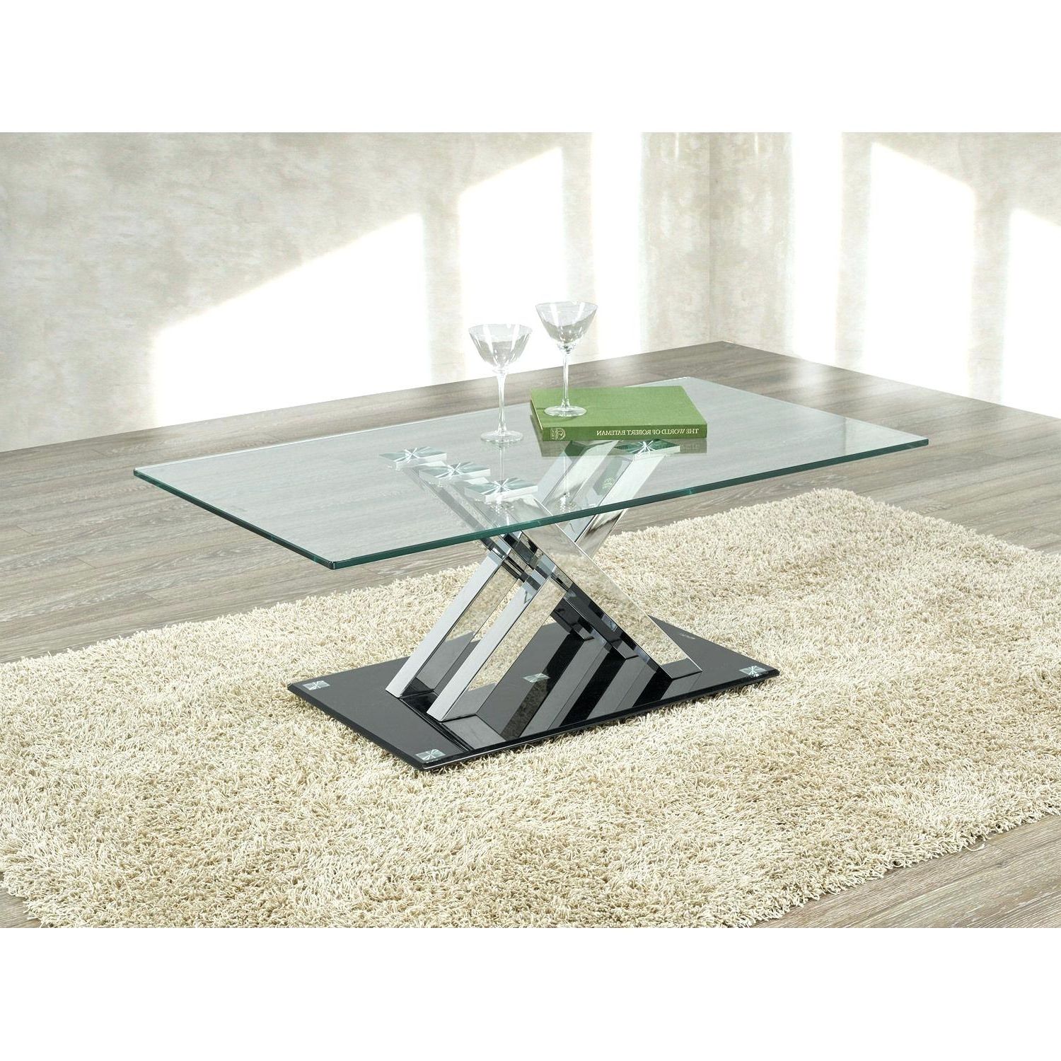 Latest Strata Chrome Glass Coffee Tables Regarding Chrome And Glass Coffee Table – Historyproef (Gallery 19 of 20)