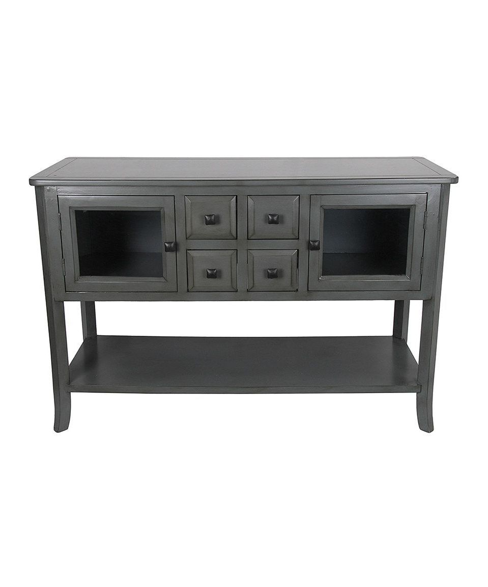 Loving This Gray Four Drawer Console | Fun For Furniture With Regard To Drummond 3 Drawer Sideboards (View 18 of 20)