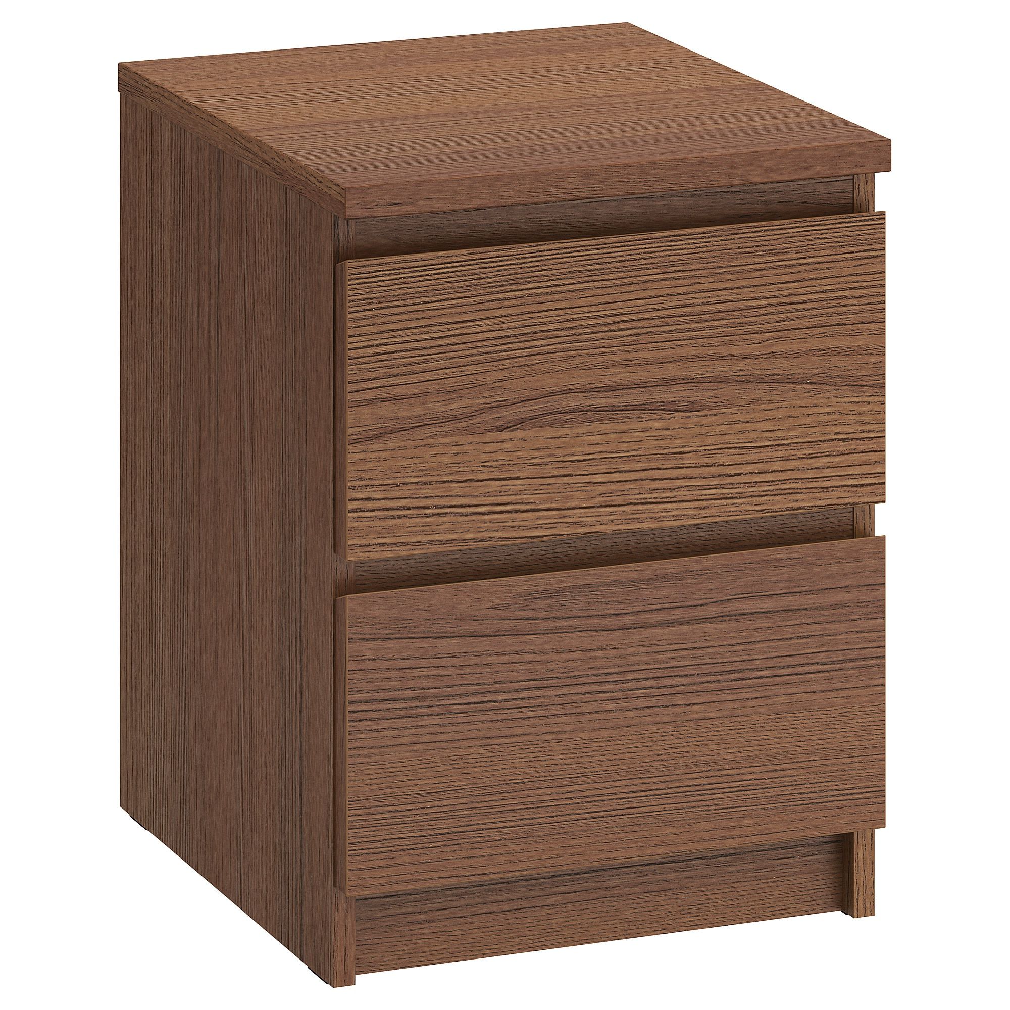 Malm – 2 Drawer Chest, Black Brown With Regard To Malibu 2 Door 4 Drawer Sideboards (Gallery 10 of 20)