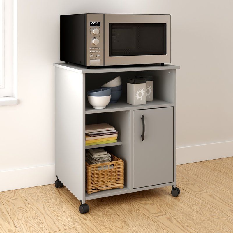 Microwave Cart Throughout Axess Kitchen Pantry (View 16 of 20)