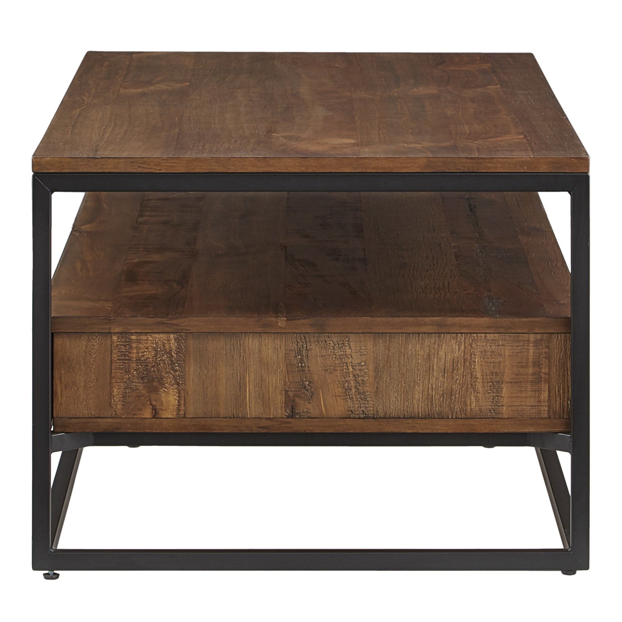 Most Current Corey Rustic Brown Accent Tables With Regard To Corey Rustic Brown Accent Tablesinspire Q Modern (View 4 of 20)
