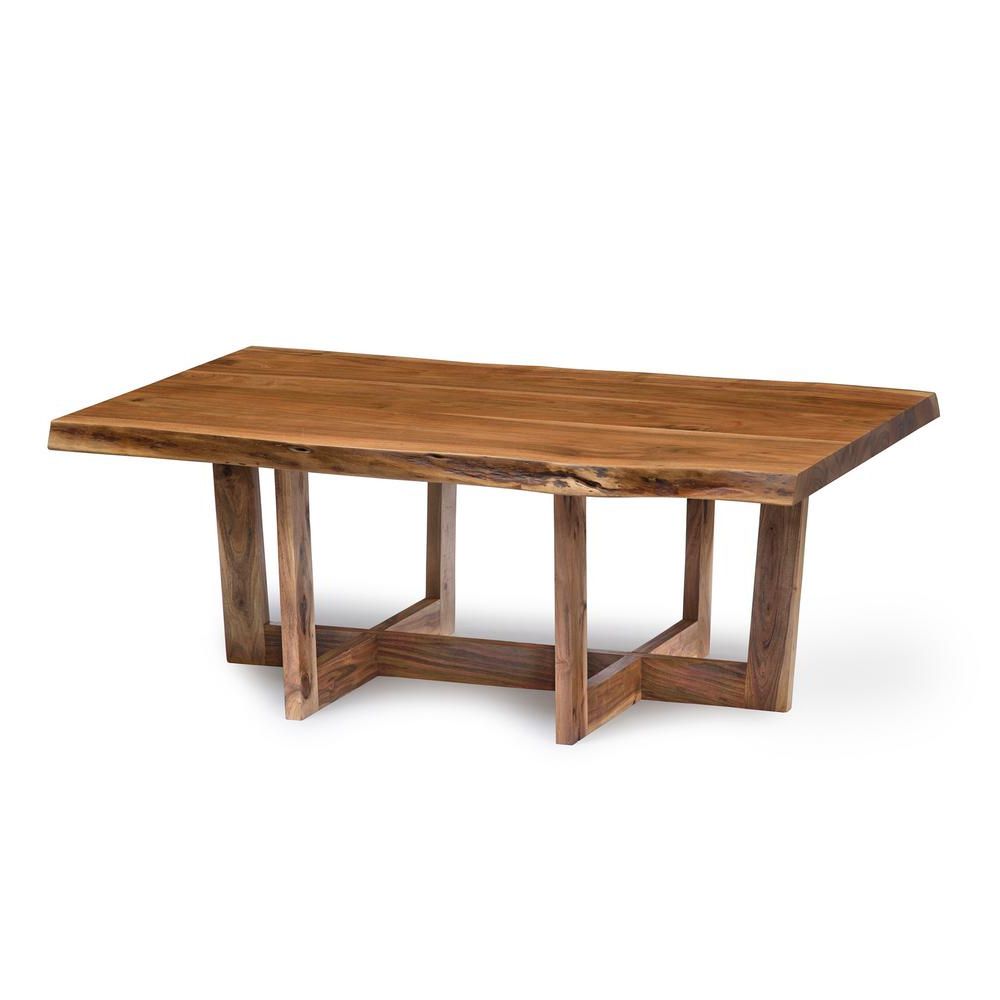 Most Popular Alaterre Country Cottage Wooden Long Coffee Tables Pertaining To Alaterre Furniture Berkshire Natural Large Coffee Table (View 14 of 20)