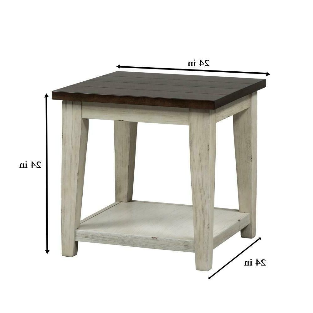 Most Popular The Gray Barn O'quinn Weathered Bark And White Castered Cocktail Tables Pertaining To The Gray Barn Vermejo Weathered Bark And White End Table (View 13 of 20)