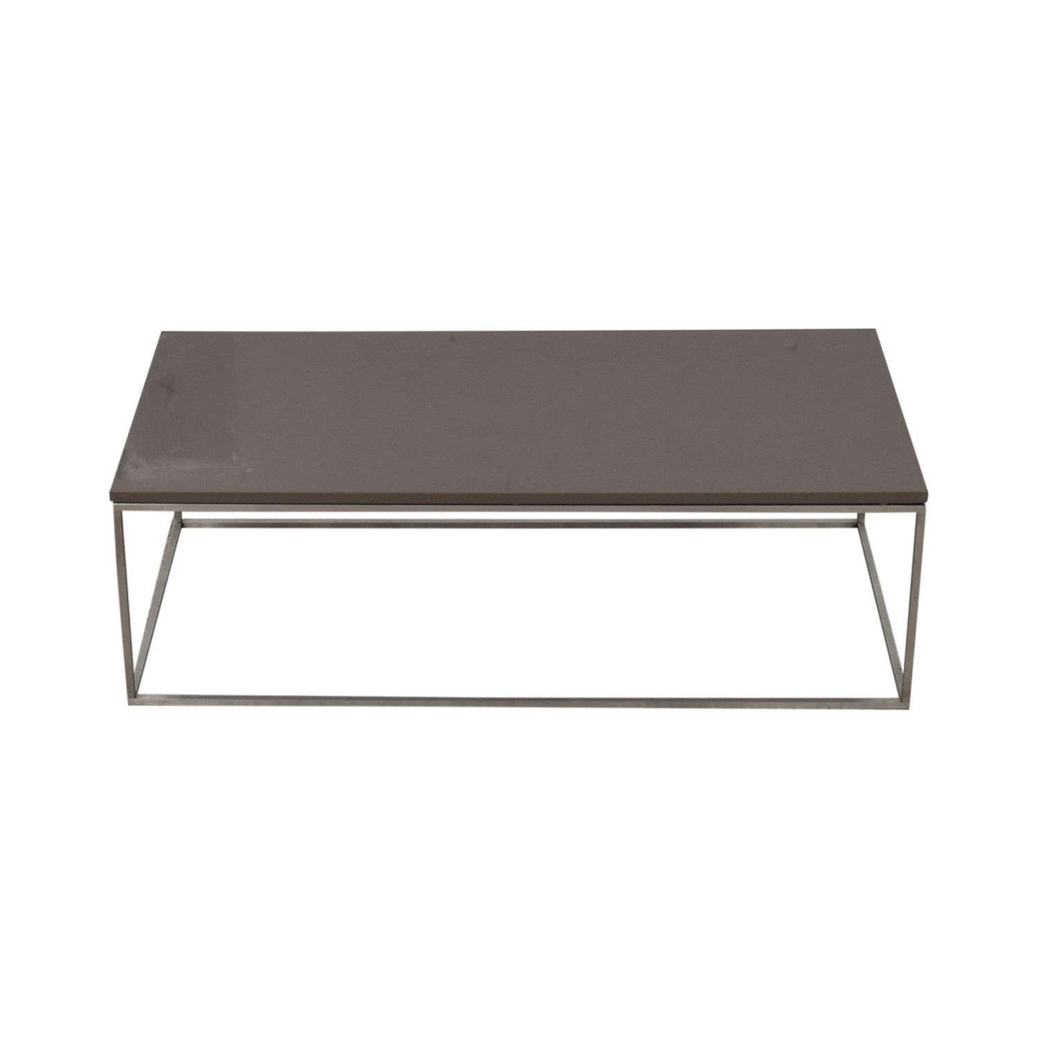 [%most Recently Released Strata Chrome Glass Coffee Tables Pertaining To 65% Off – Room & Board Room & Board Coffee Table / Tables|65% Off – Room & Board Room & Board Coffee Table / Tables Throughout Most Current Strata Chrome Glass Coffee Tables%] (View 11 of 20)