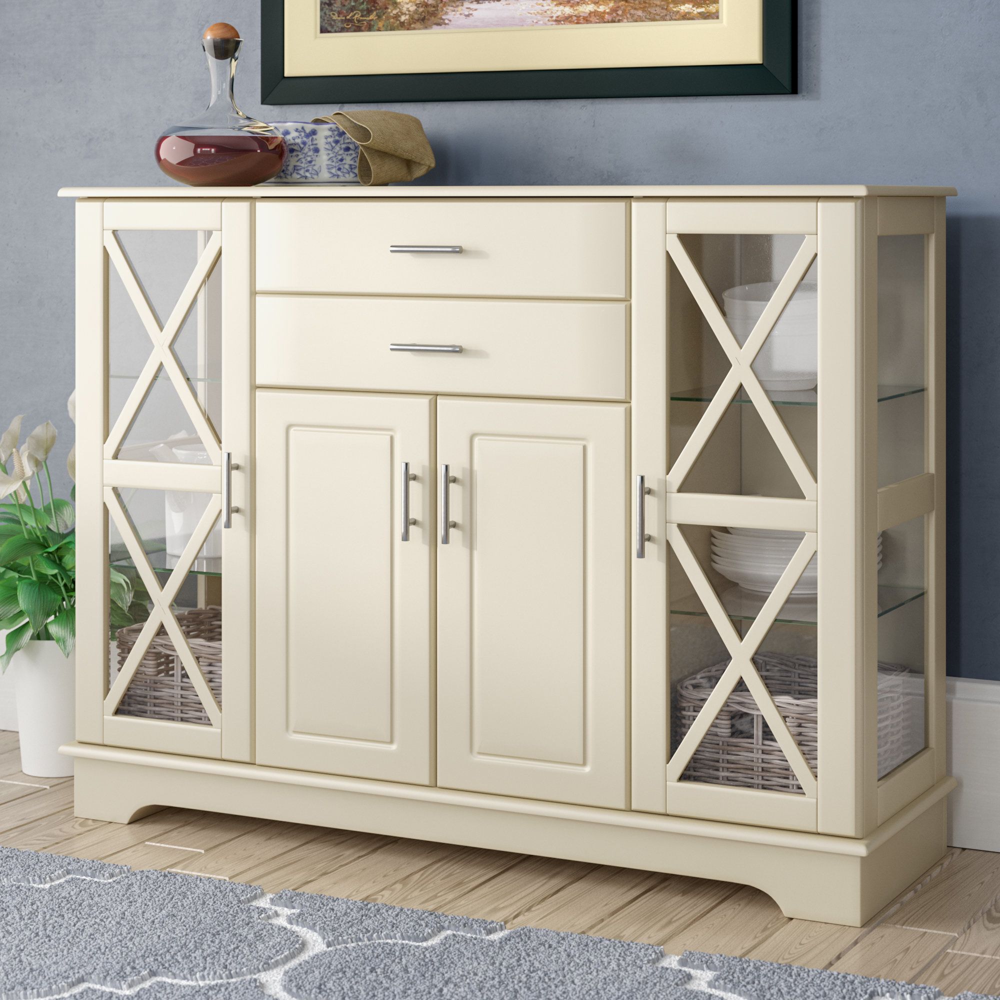 Narrow Dining Room Sideboards | Wayfair Intended For Pineville Dining Sideboards (View 10 of 20)