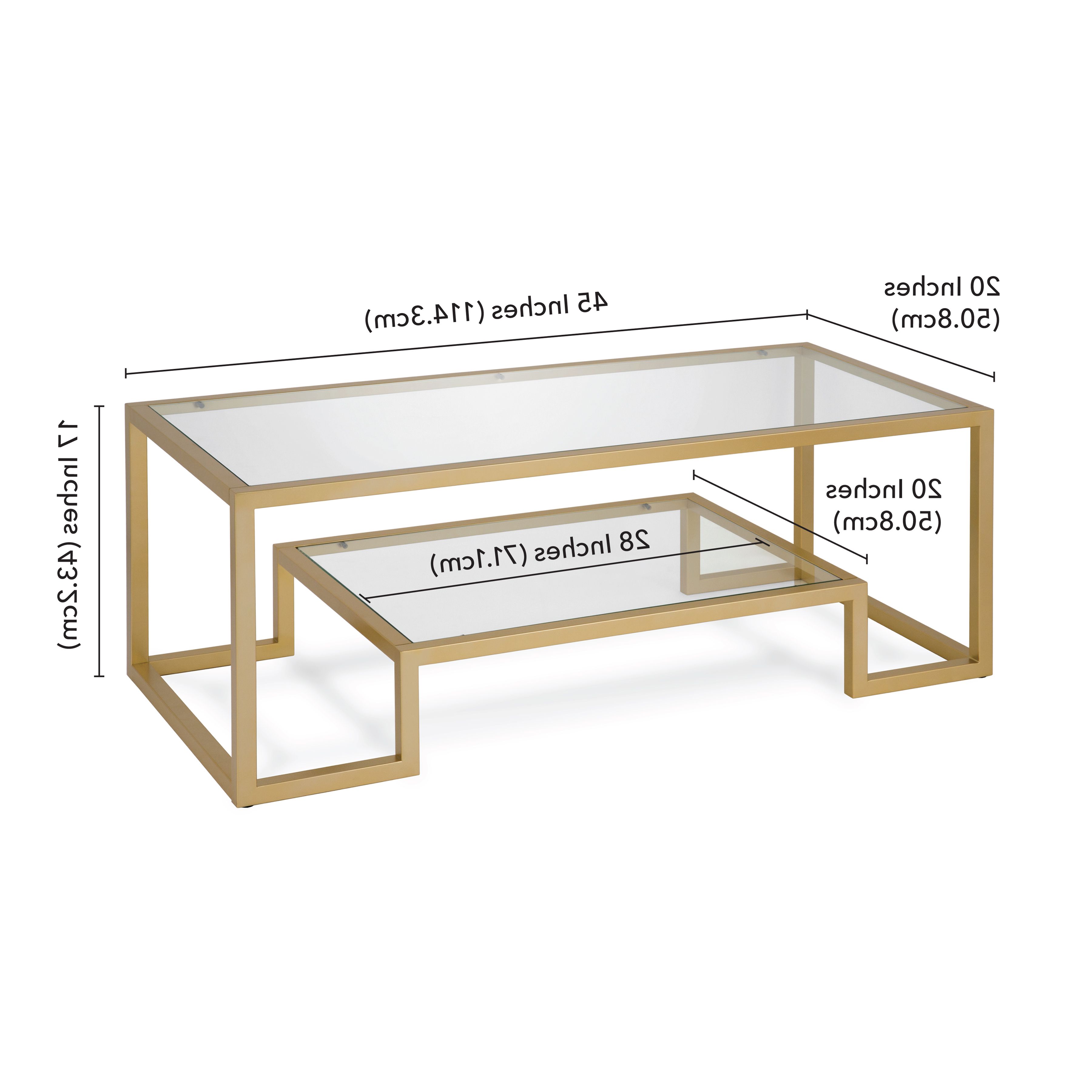 Preferred Athena Glam Geometric Coffee Tables With Athena Geometric Glam Coffee Table In Gold – Walmart (View 15 of 20)