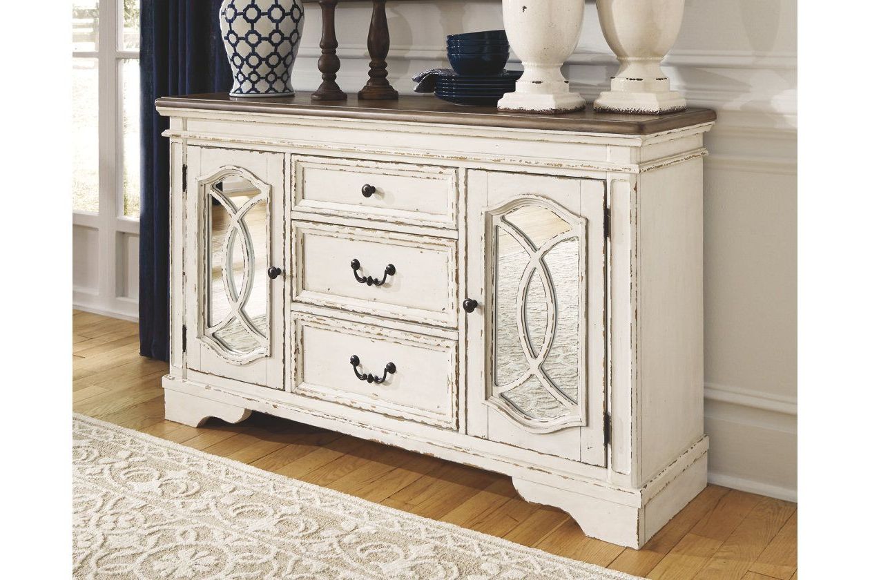 Realyn Dining Room Server | Ashley Furniture Homestore In Tiphaine Sideboards (View 17 of 20)