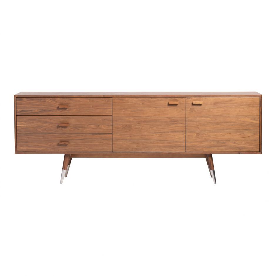 Sienna Sideboard Walnut Small | Products | Moe's With Sienna Sideboards (Gallery 1 of 20)