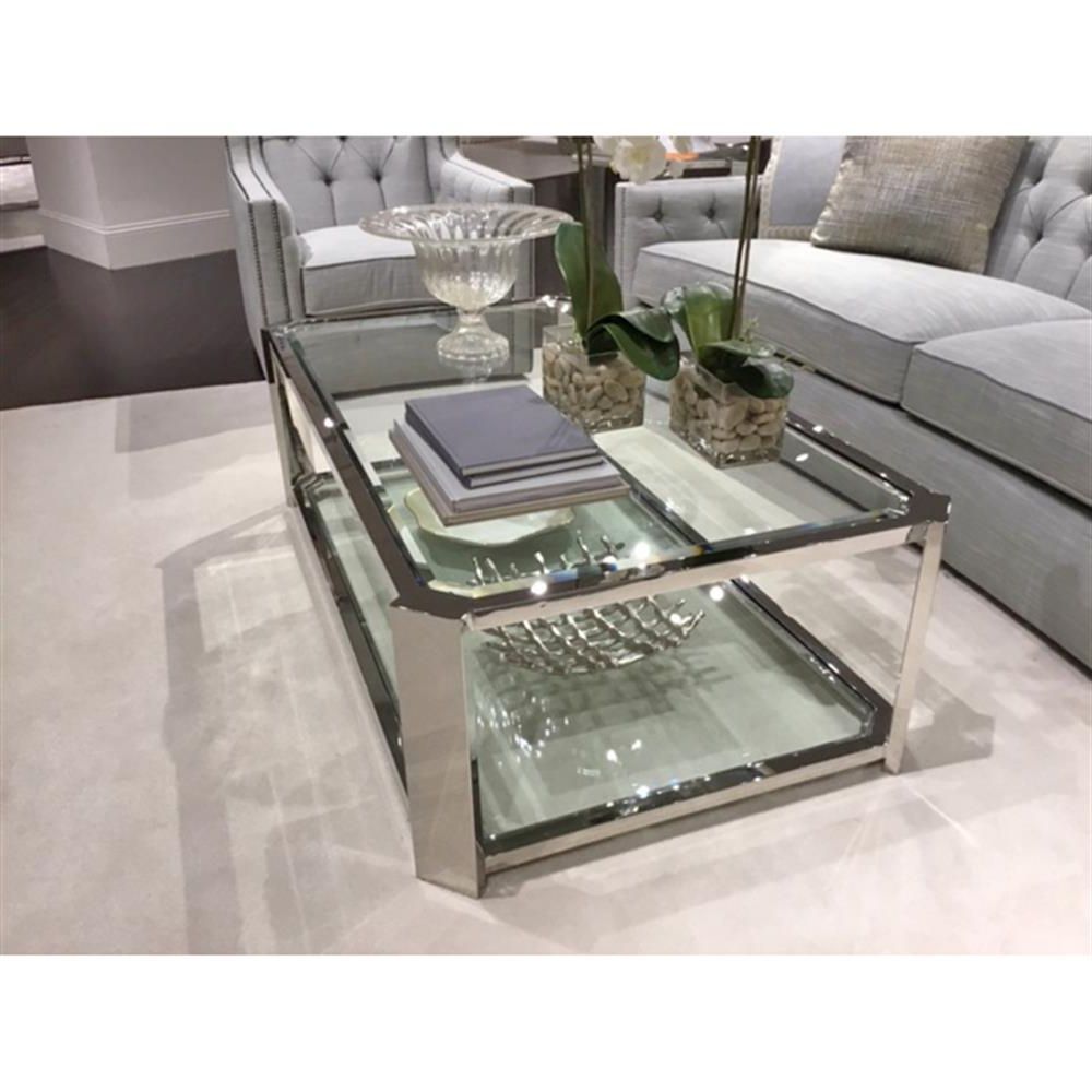 Silver Glass Coffee Table (View 13 of 20)