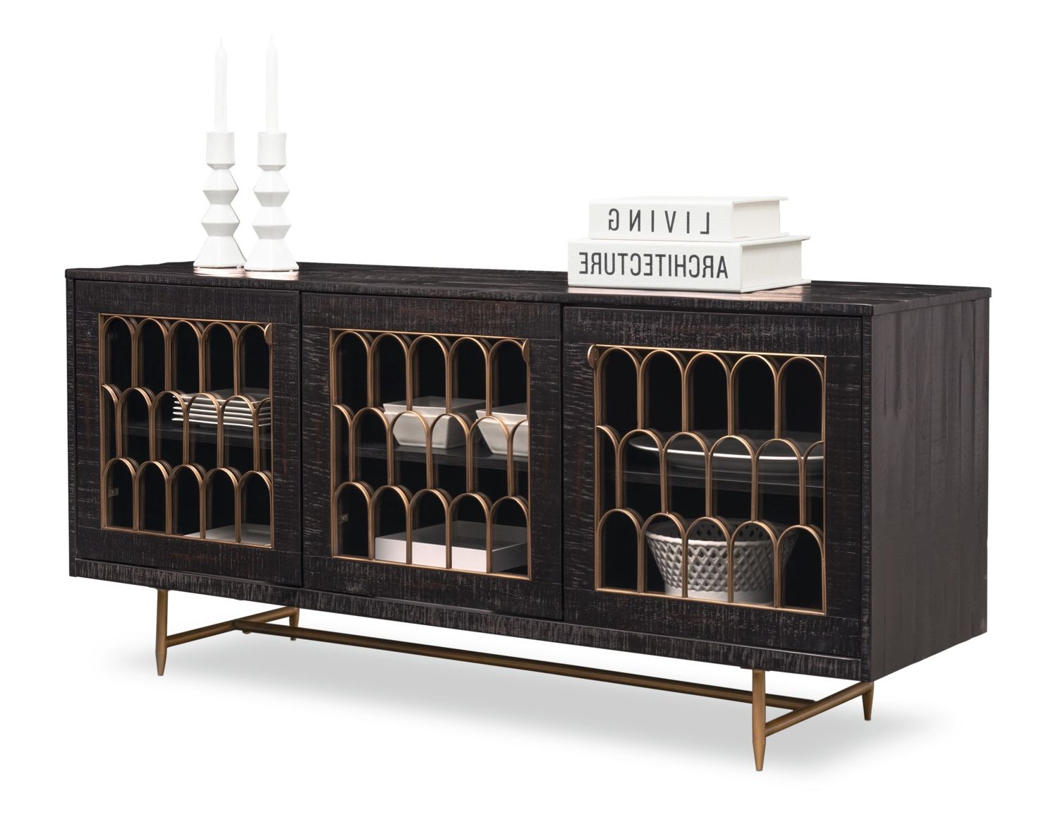 Tov Art Deco Buffet – Black In 2019 | Biltmore Entry | Art Throughout Lainey Credenzas (Gallery 14 of 20)