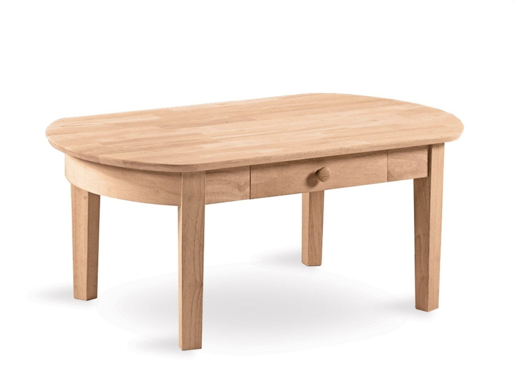 Trendy Unfinished Solid Parawood Square Coffee Tables With Ot 5c Phillips Oval Coffee Table (View 11 of 20)