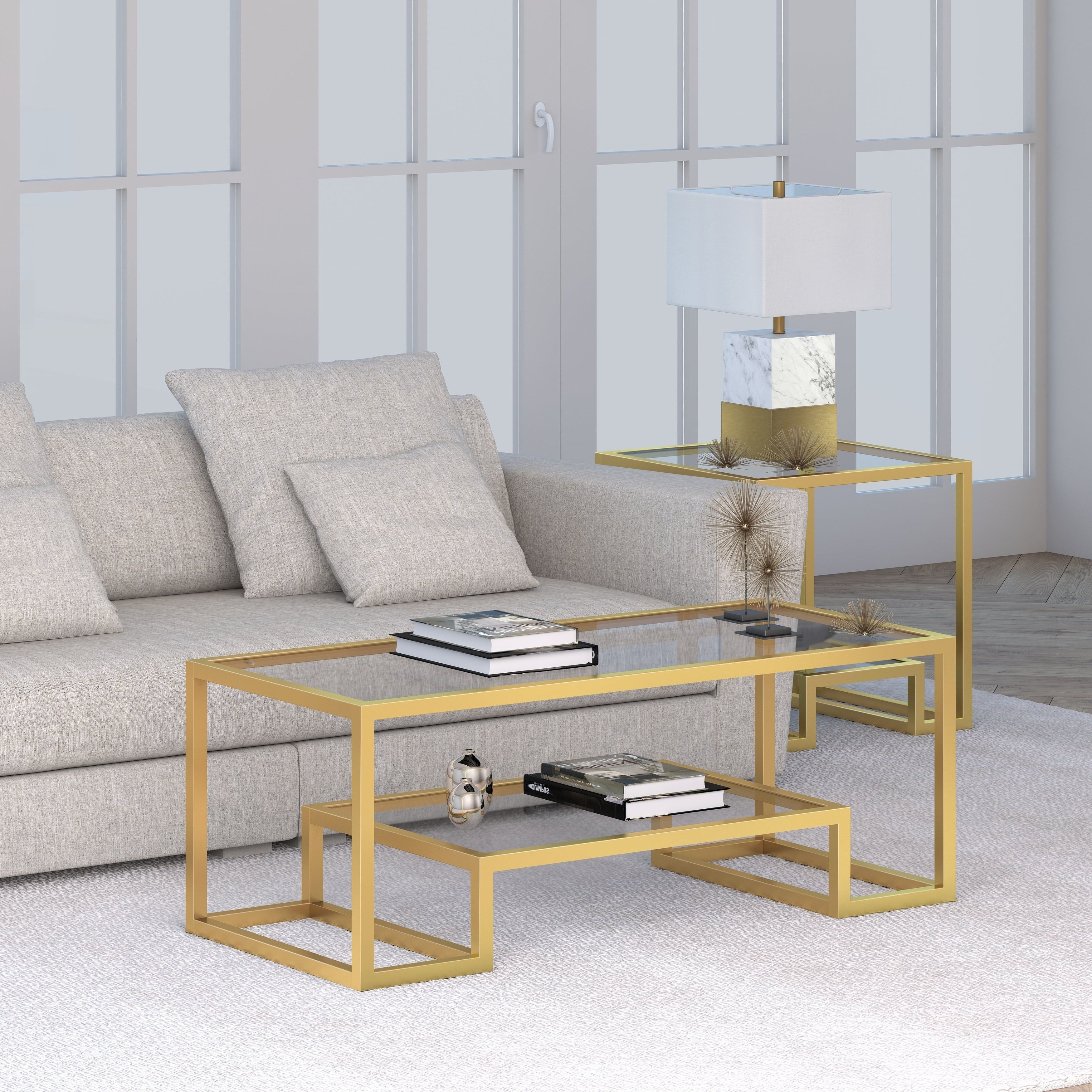 Well Known Athena Glam Geometric Coffee Tables Throughout Athena Glam Geometric Coffee Table (optional Finishes) (View 6 of 20)
