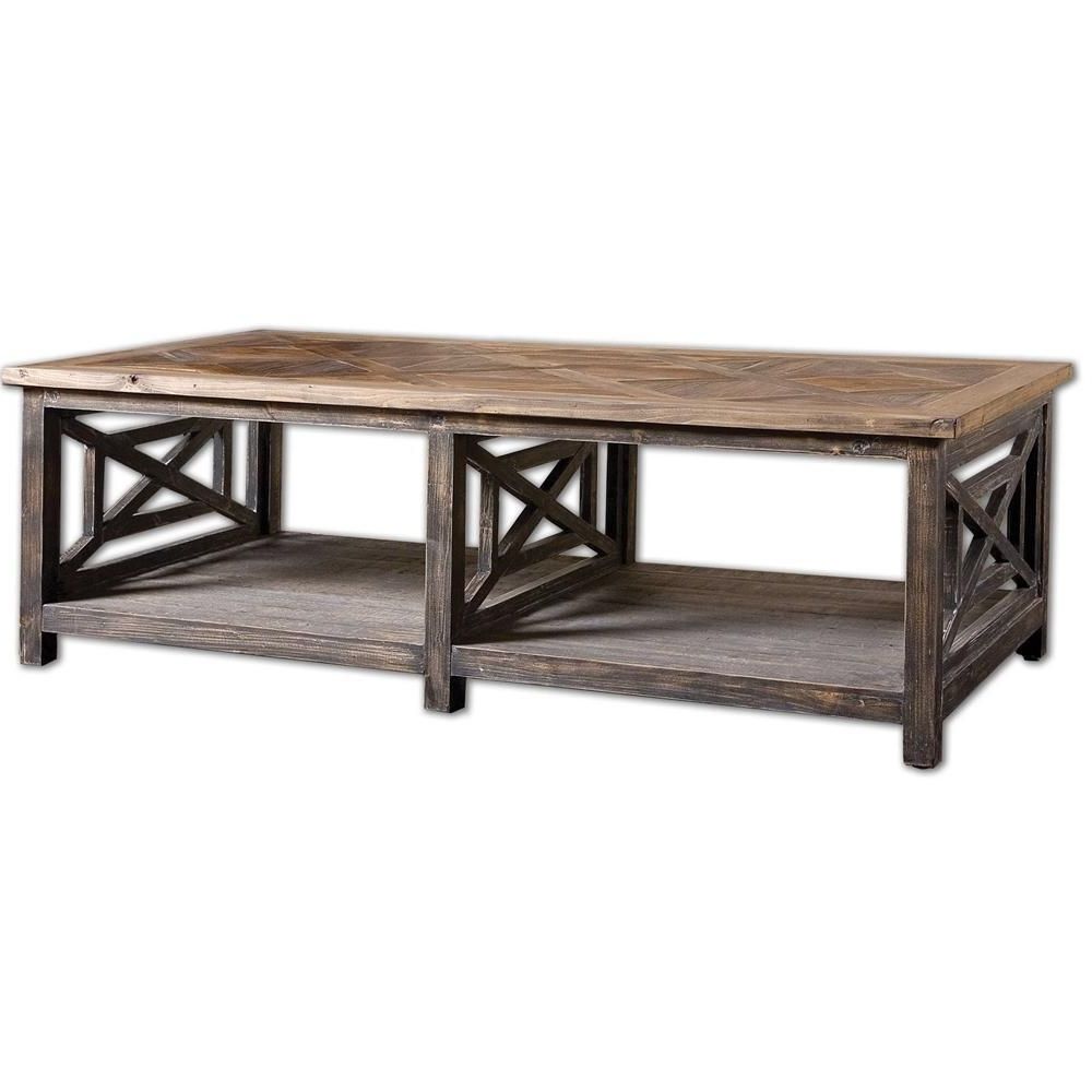 Well Known Carbon Loft Oliver Modern Rustic Natural Fir Coffee Tables Regarding Carbon Loft Oliver Rustic Reclaimed Wood Coffee Table (View 13 of 20)