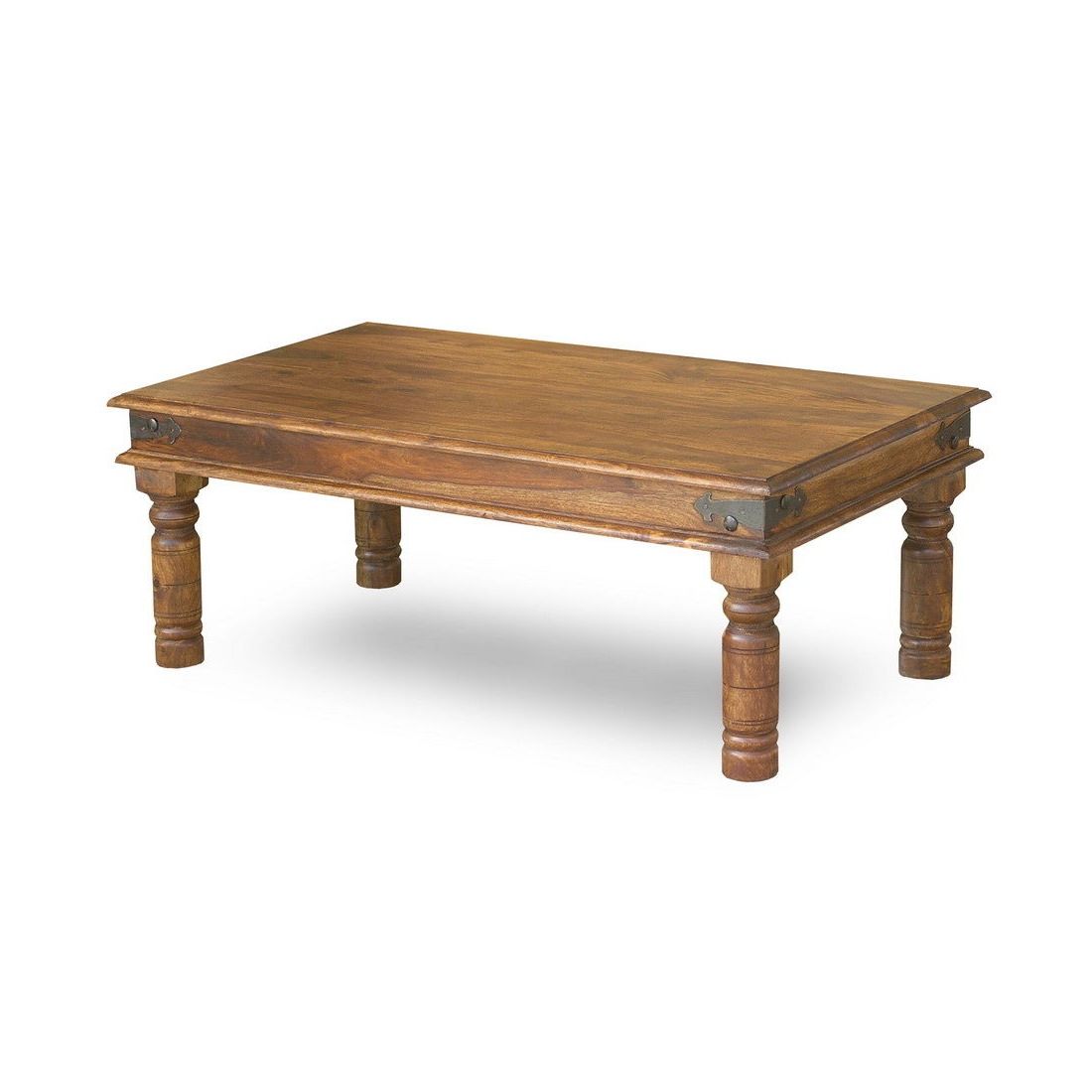 Well Known Idris Dark Sheesham Solid Wood Coffee Tables Pertaining To Timbergirl Handcrafted Thakat Rustic Coffee Table (india) – 17"h X 44"w X  24"l (View 15 of 20)