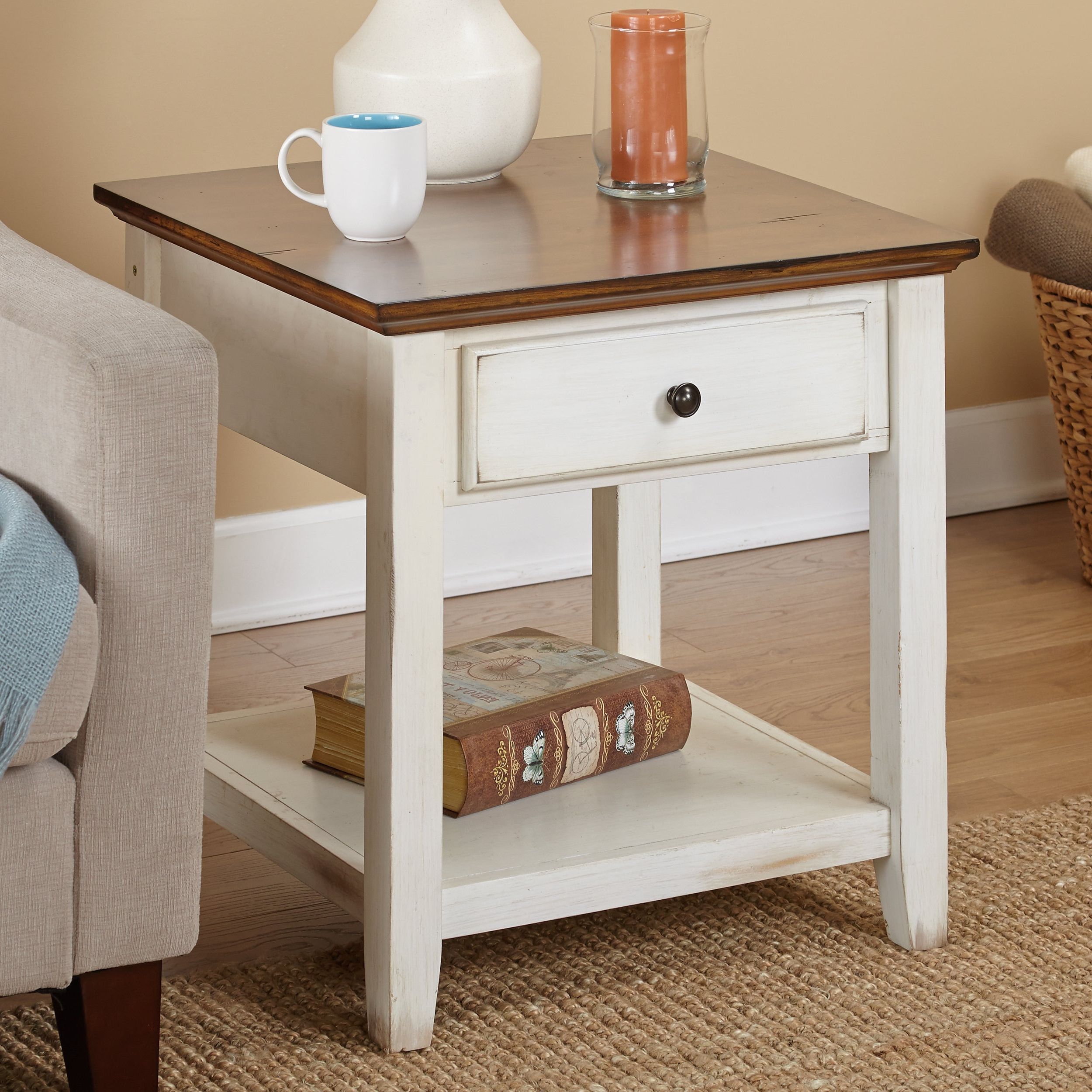 Well Known Simple Living Charleston Coffee Tables For Simple Living Charleston End Table – 24"h X 23.75"w X  (View 4 of 20)