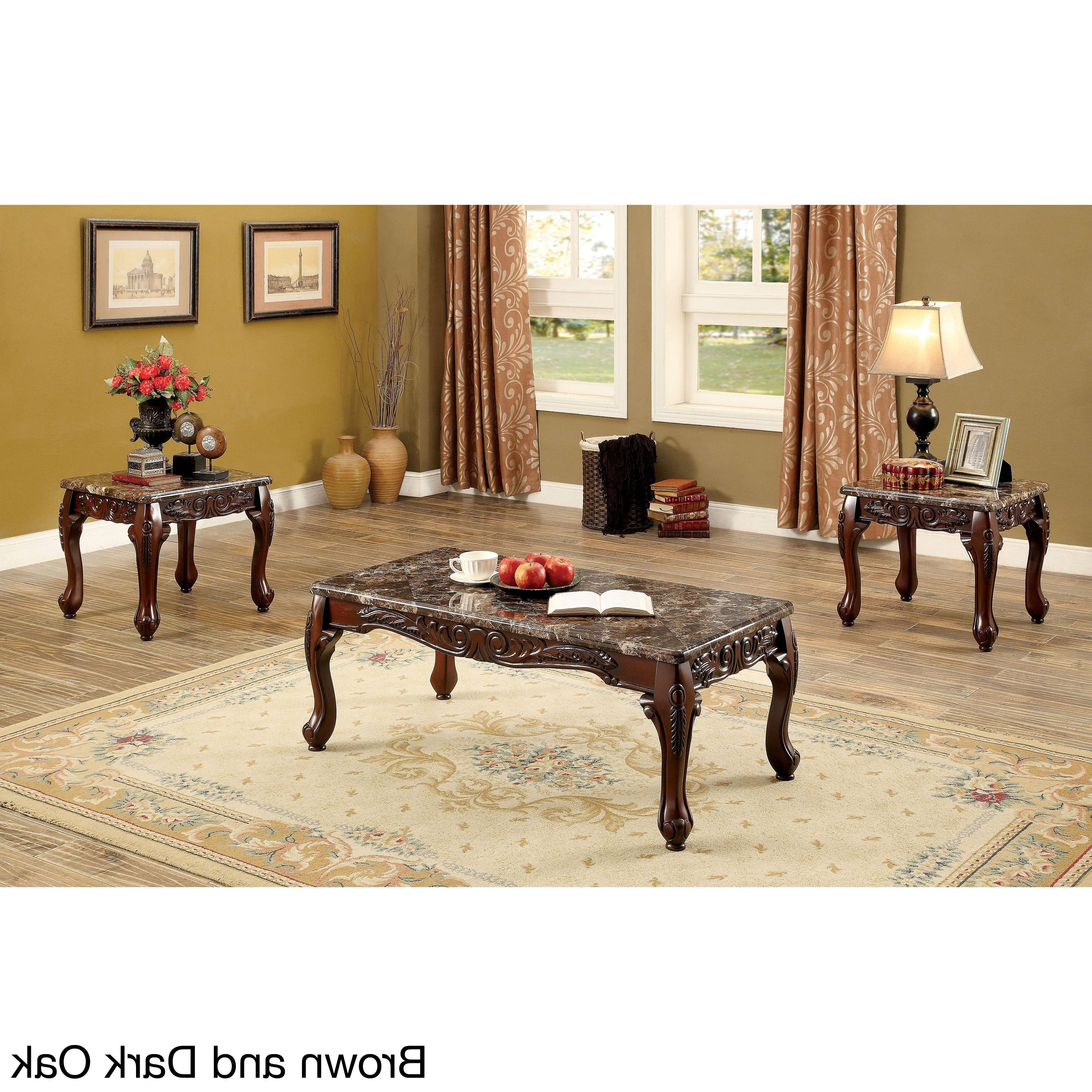 Well Liked Gracewood Hollow Fishta Antique Brass Metal Glass 3 Piece Tables For Gracewood Hollow Mckinley Traditional 3 Piece Accent Table Set (View 5 of 20)