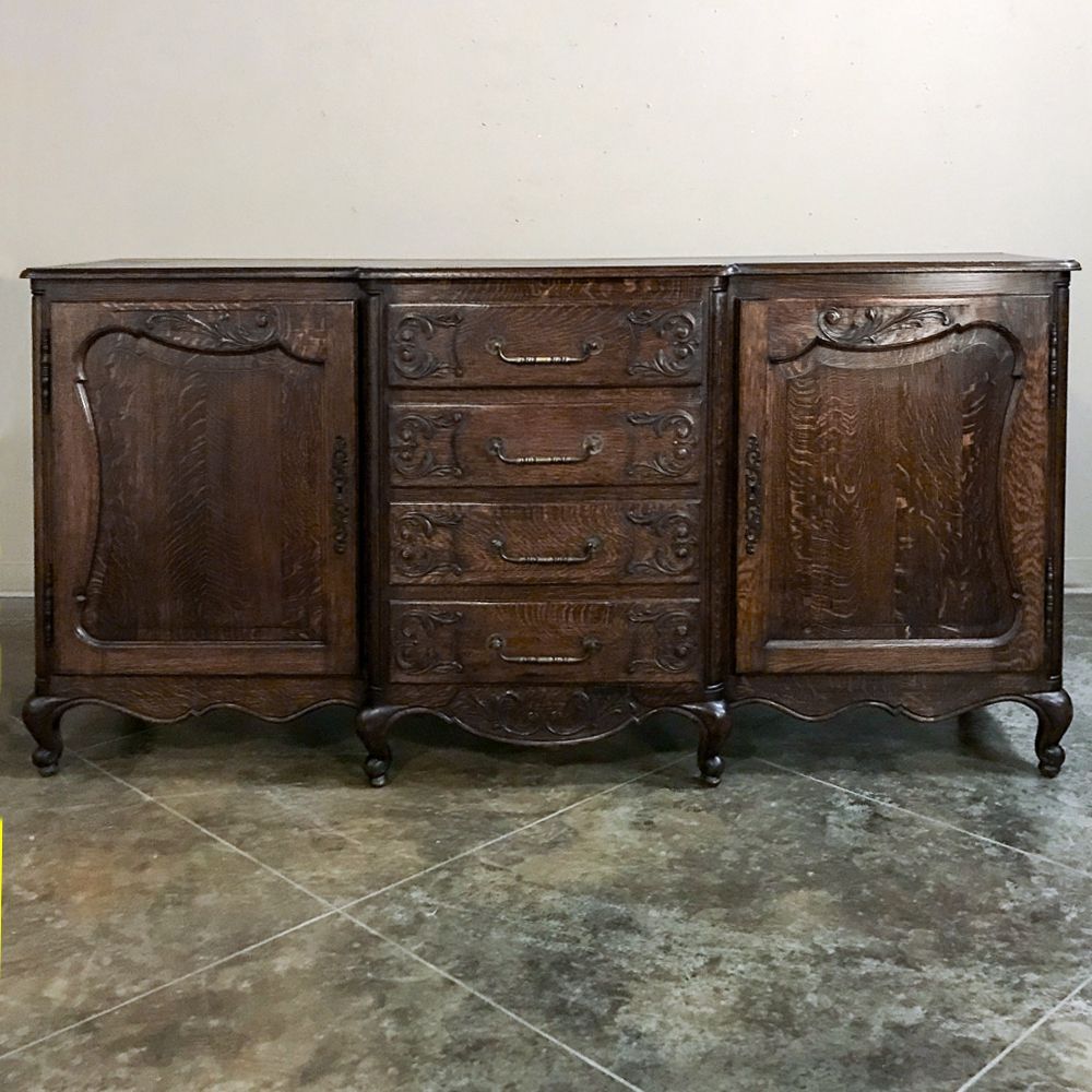 Antique Country French Oak Buffet With French Oak Buffets (Gallery 10 of 20)