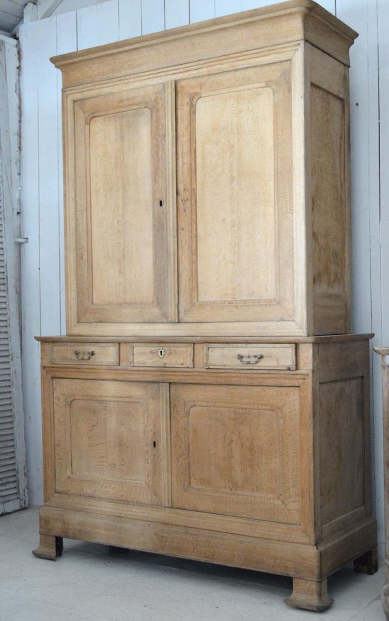 Antique French Oak Buffet Deux Corps For French Oak Buffets (Gallery 7 of 20)