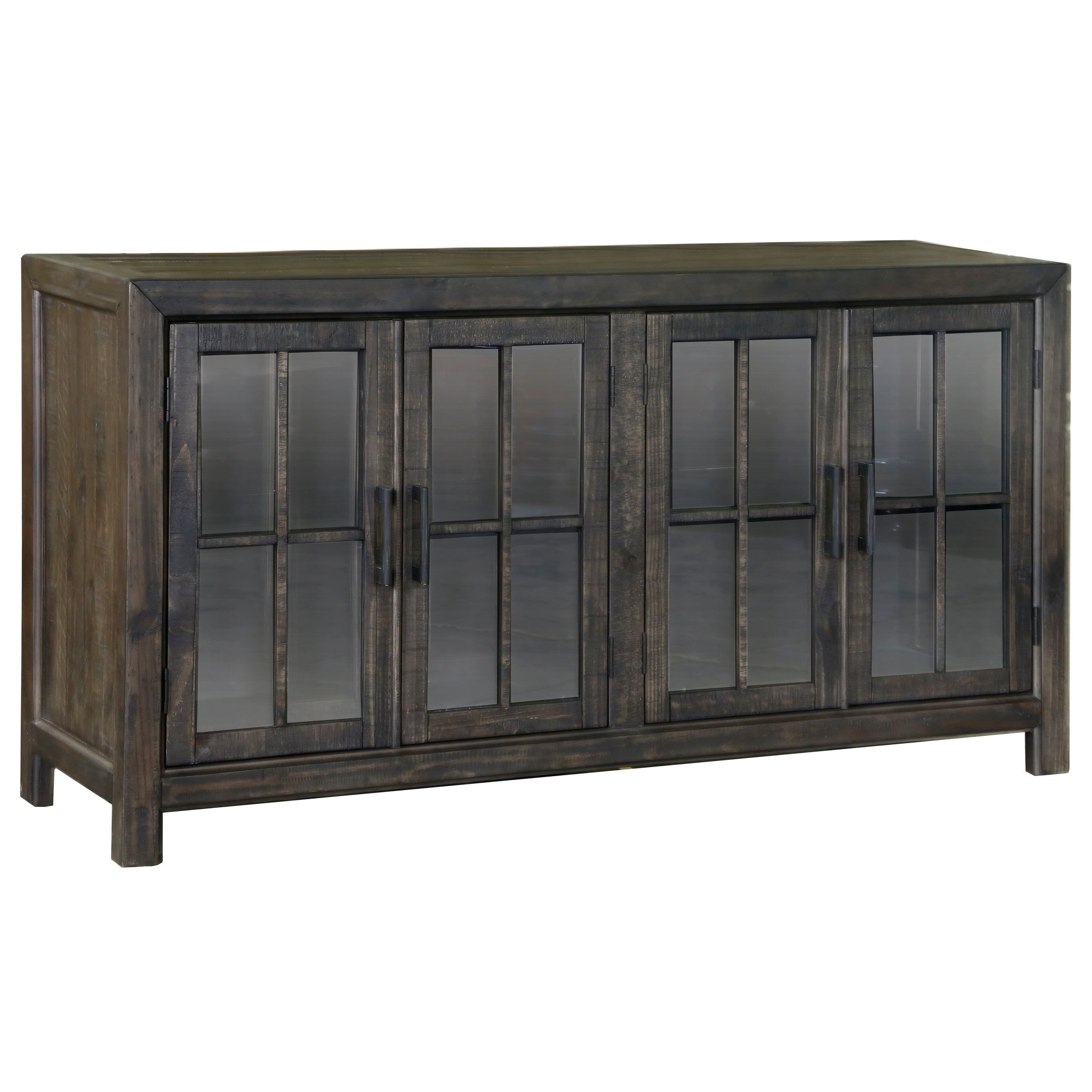 Bellamy Traditional Peppercorn Wood Buffet Curio Pertaining To Espresso Wood Multi Use Buffets (Gallery 11 of 20)
