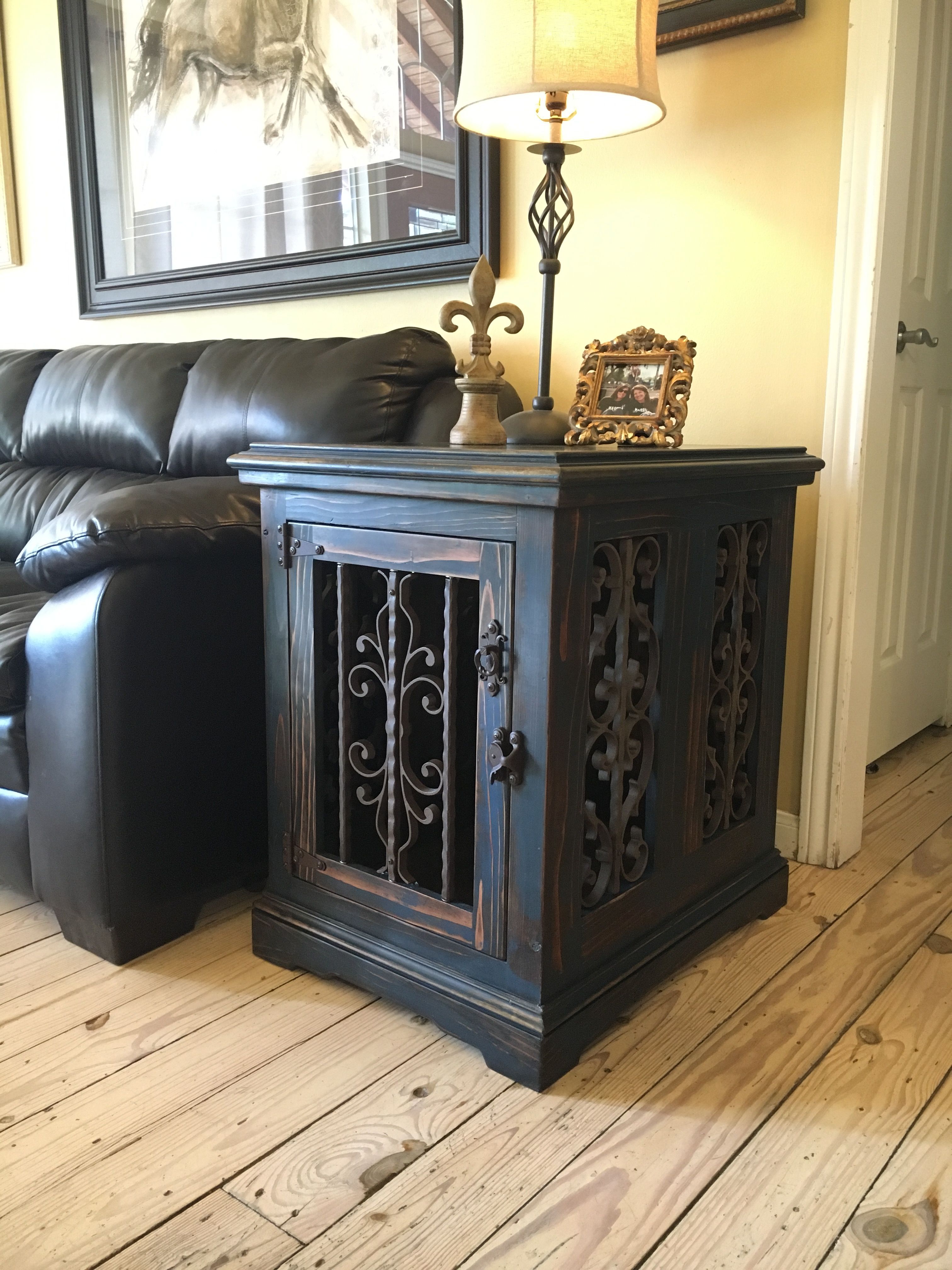 Custom Dog Kennel, Dog Crate, End Table, Solid Wood (View 15 of 20)