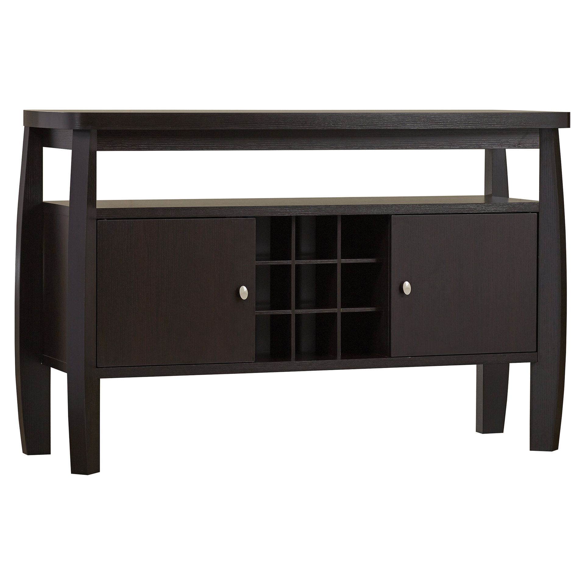 Denman Buffet Table For Espresso Wood Multi Use Buffets (Gallery 18 of 20)