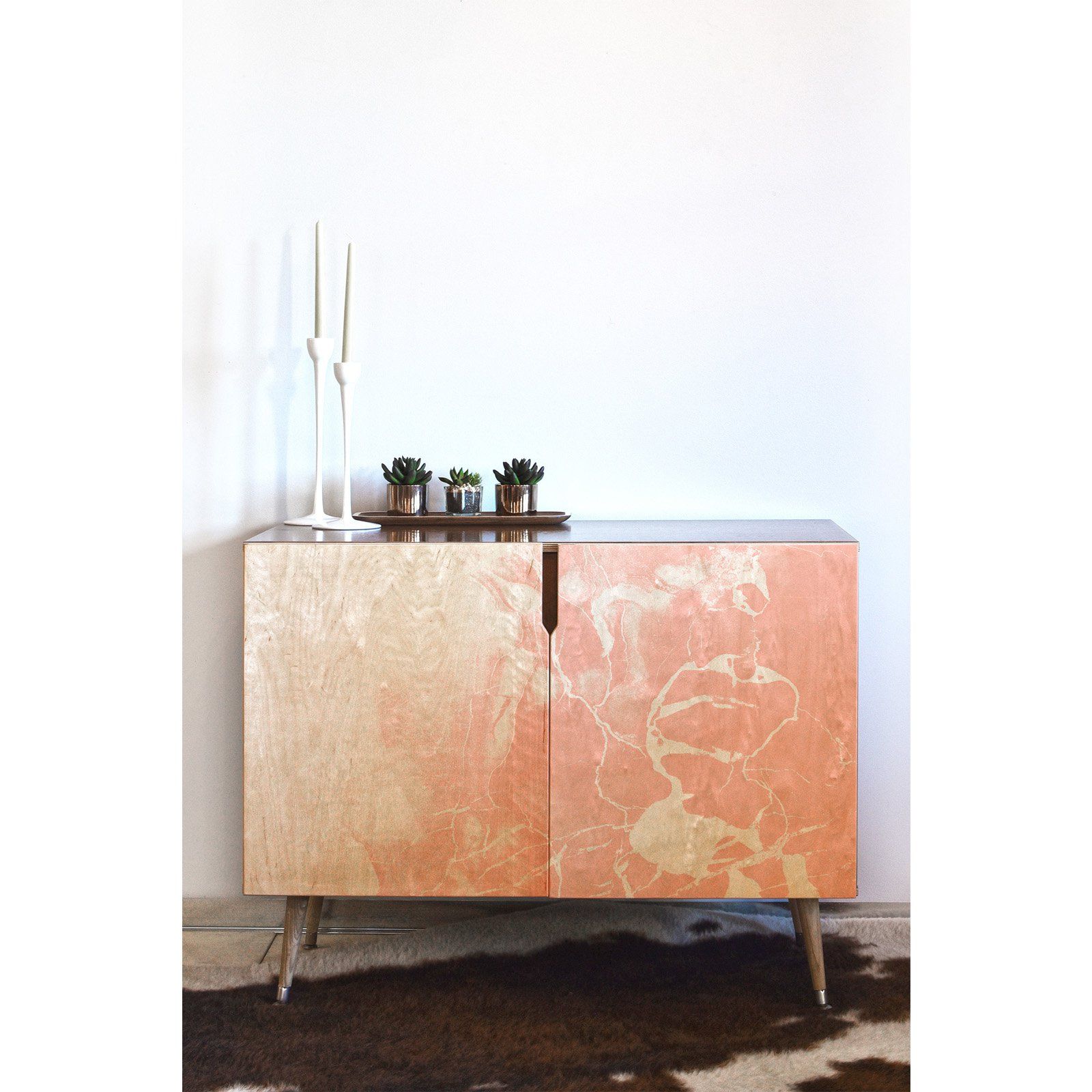 Deny Designs Emanuela Carratoni Pink Marble With White Pertaining To Pale Pink Agate Wood Credenzas (View 7 of 20)