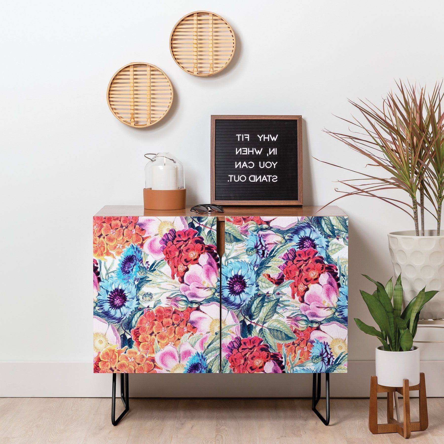 Featured Photo of 20 The Best Neon Bloom Credenzas