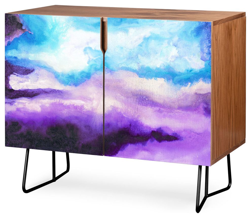 Deny Designs Noche Azul Credenza Within Pale Pink Agate Wood Credenzas (View 15 of 20)